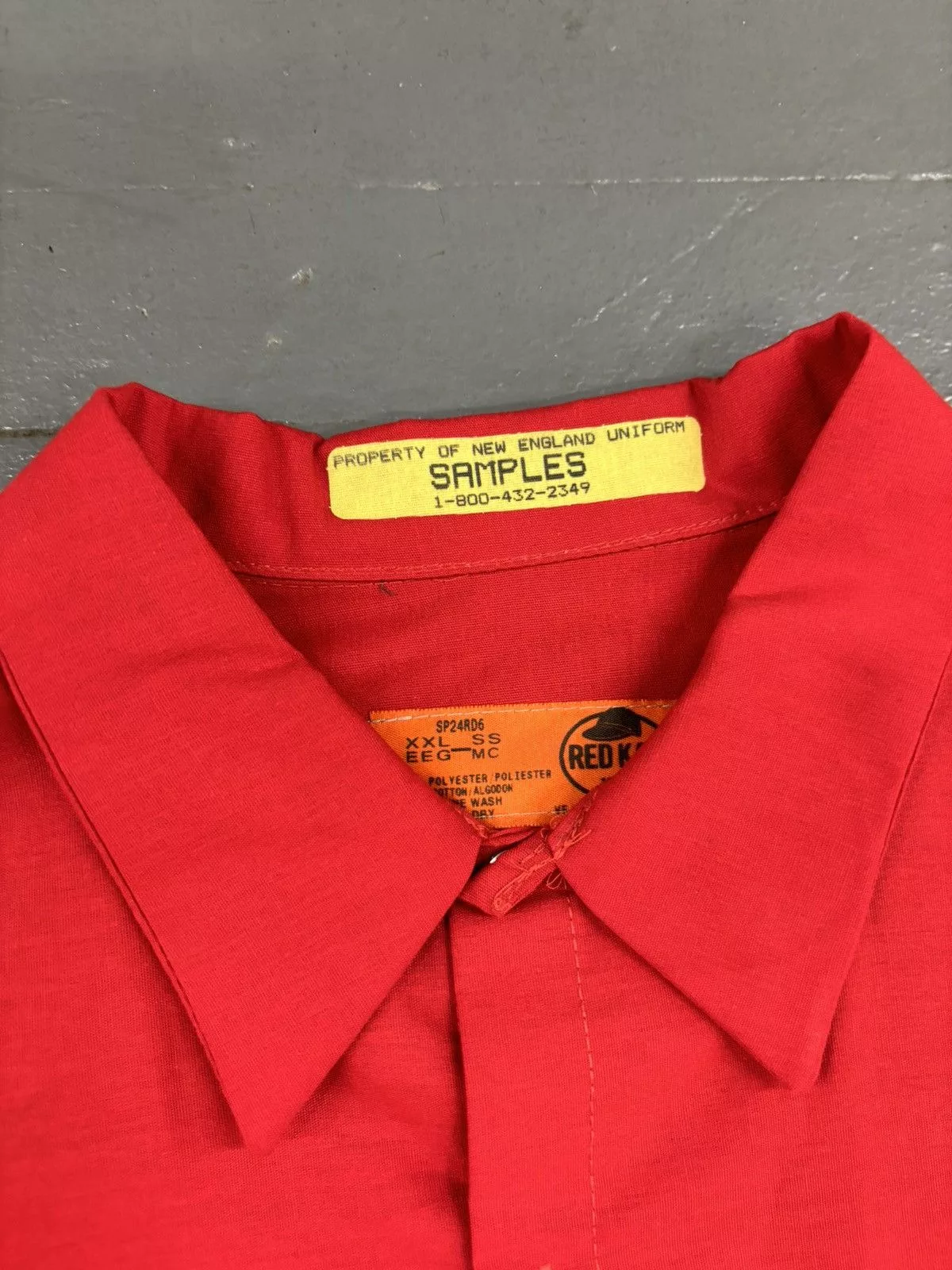 Vintage Shirts Button Ups Vintage Red kap workwear shirt