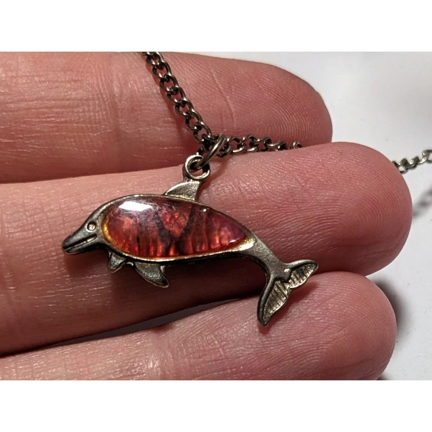 Other Necklaces Other Pink Shell Dolphin Necklace