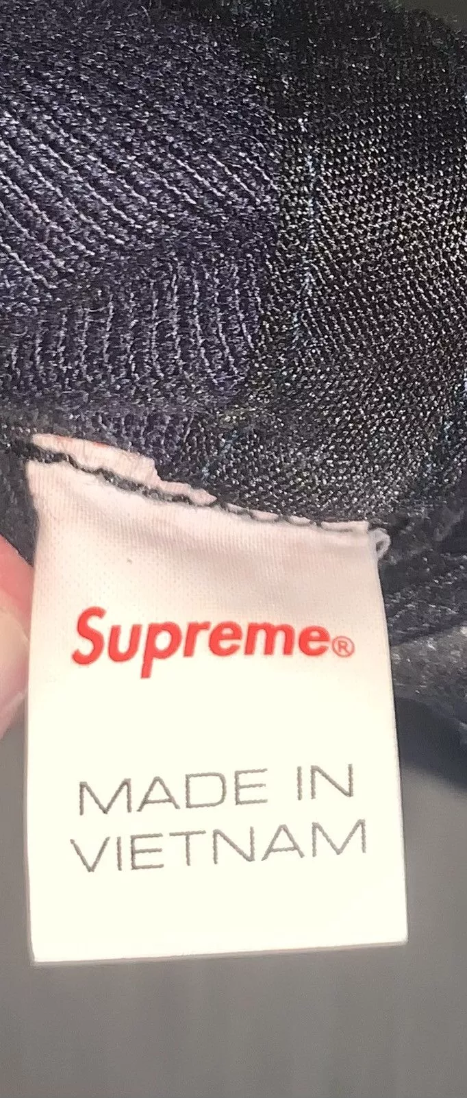 Supreme Hats Rare Supreme SS19 beaded 6 panel cap Blue