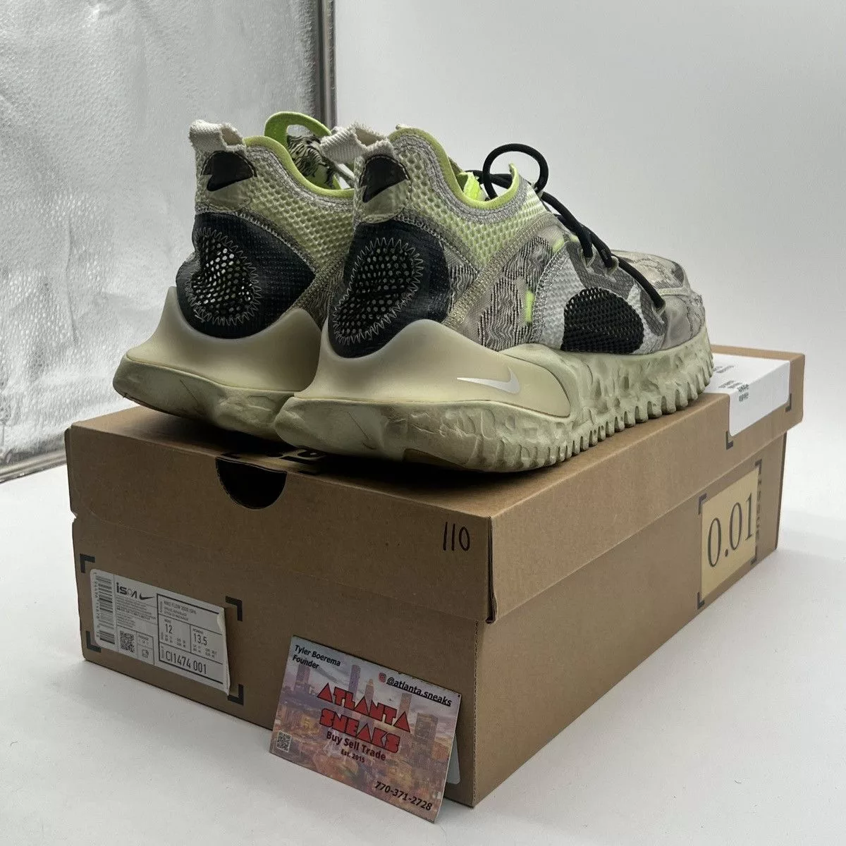 Nike Low Top Sneakers Nike Ispa flow spruce aura Green