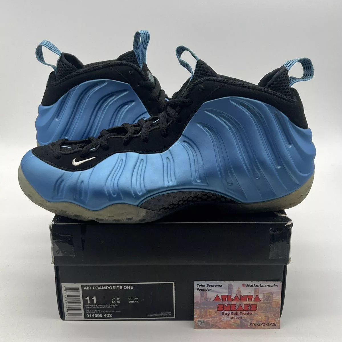 Nike Low Top Sneakers Nike Air Foamposite one university blue