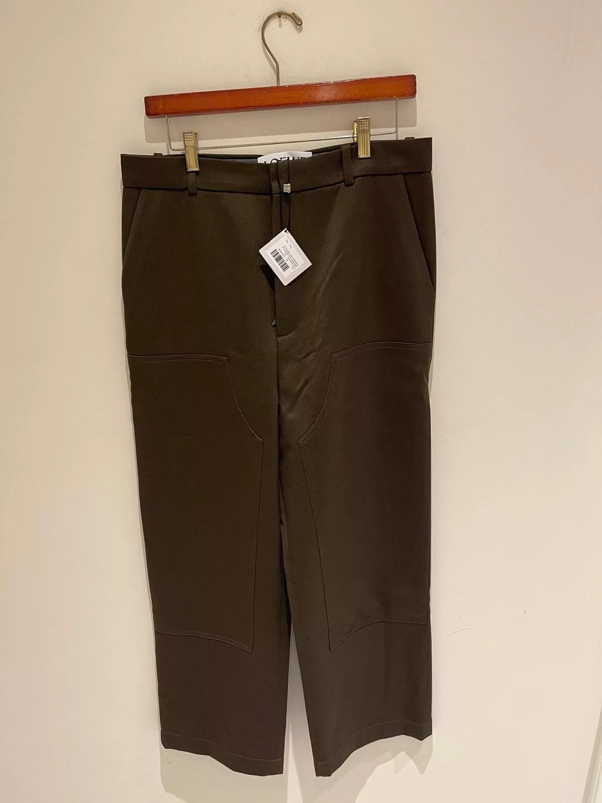 Loewe Casual Pants Loewe Khaki Trousers Green