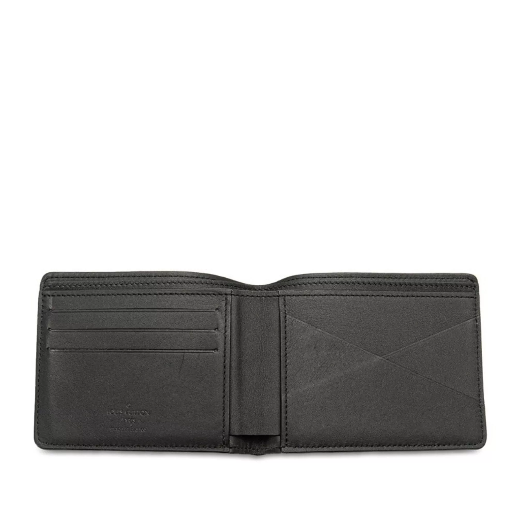 Louis Vuitton Wallets Louis Vuitton Monogram Spotlight Bi-fold Wallet Compact M82297 Noir Black Leather Women's LOUIS VUITTON