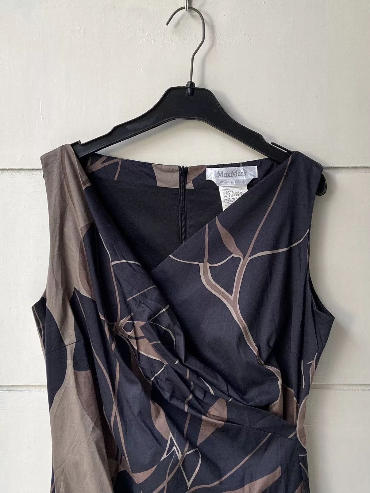 Max Mara Midi Dresses MAX MARA Patterned Dress Brown