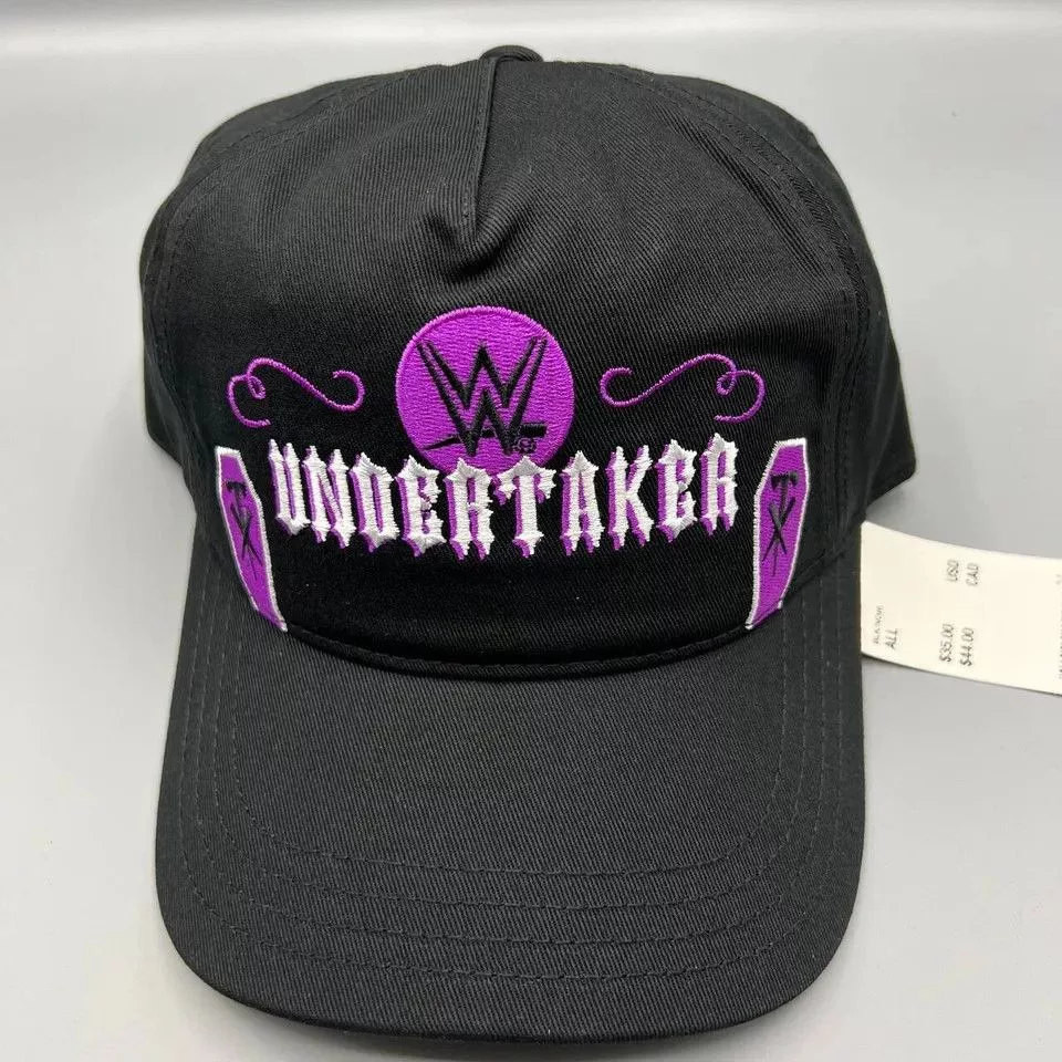WWE Hats WWE Hat Men W Legends Undertaker Snap Back Cap Cotton New Black