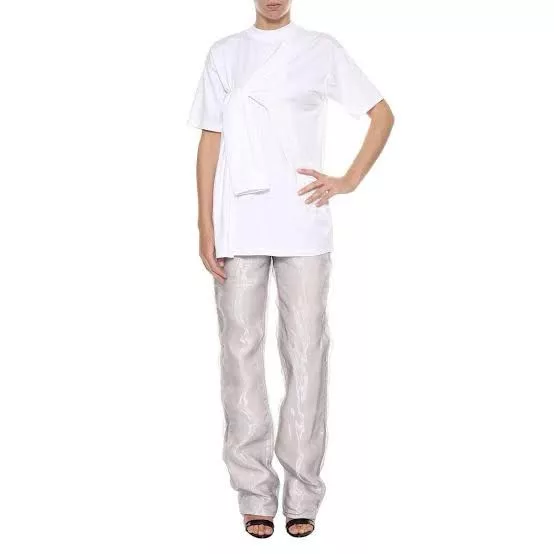 Y/Project Jeans Y/Project Organza Denim Jean White