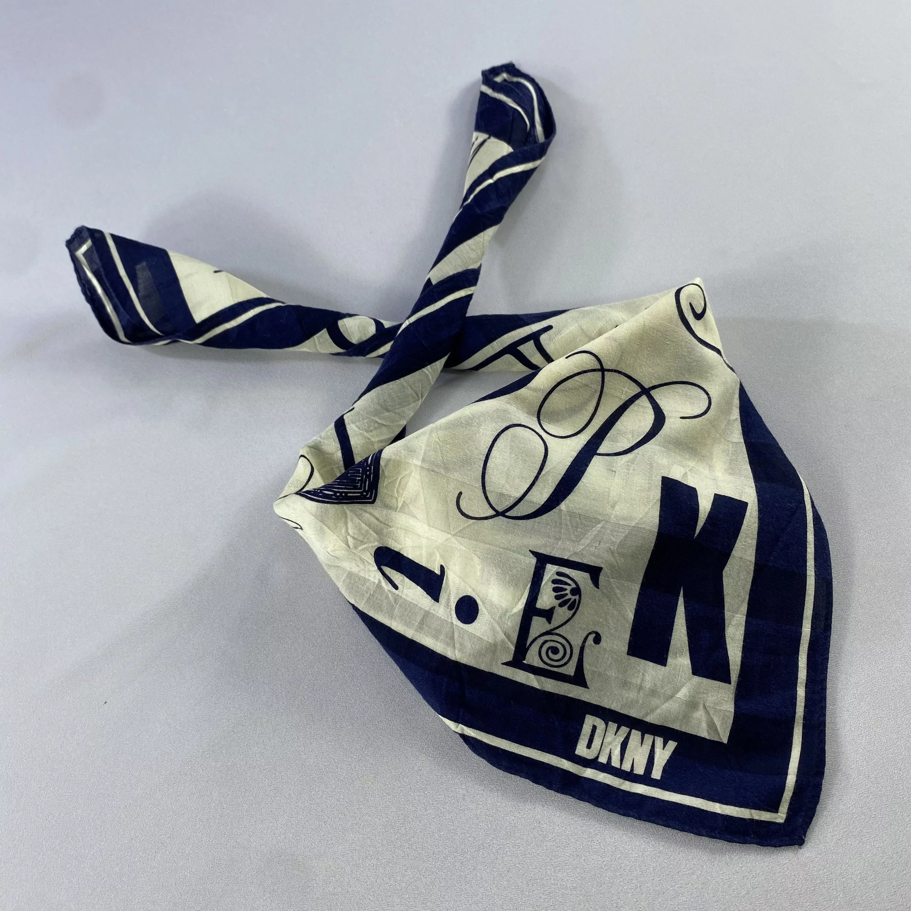 DKNY Ties Pocketsquares DKNY × Vintage DKNY Bandana/ Handkerchief / Neckerchief Multi