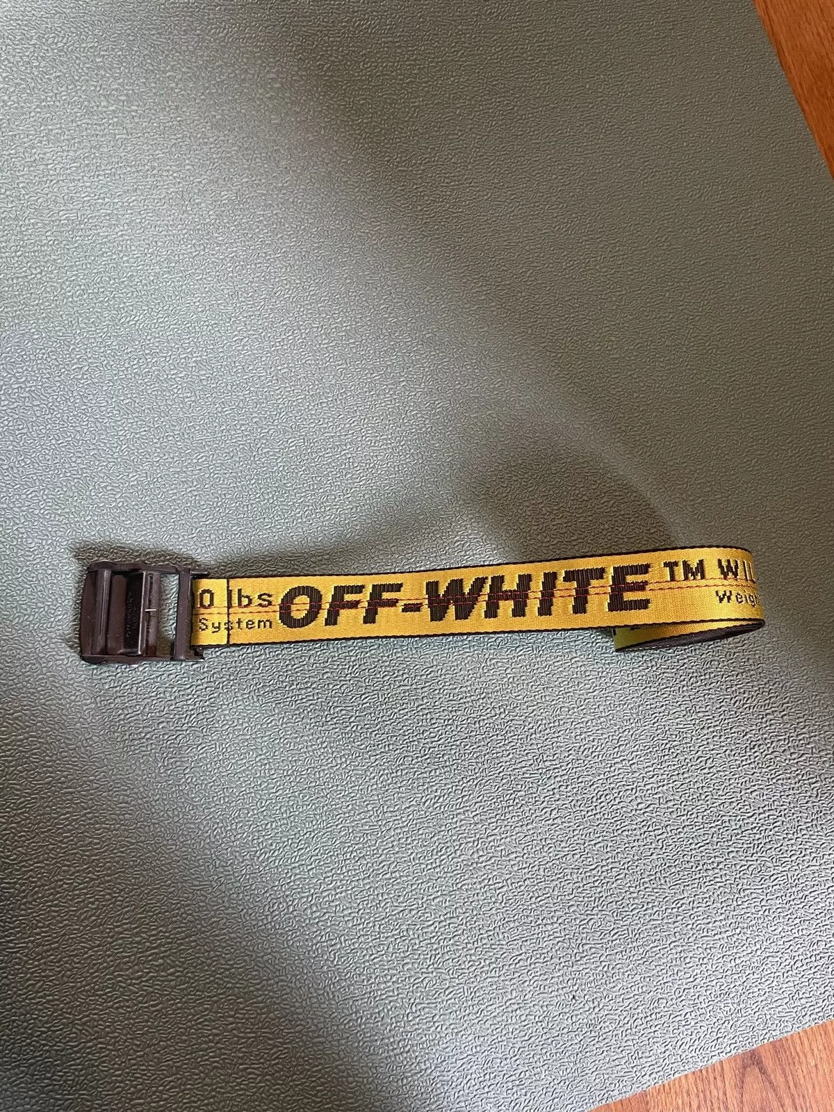 Off-White Belts Off-White Off white Belt Yellow