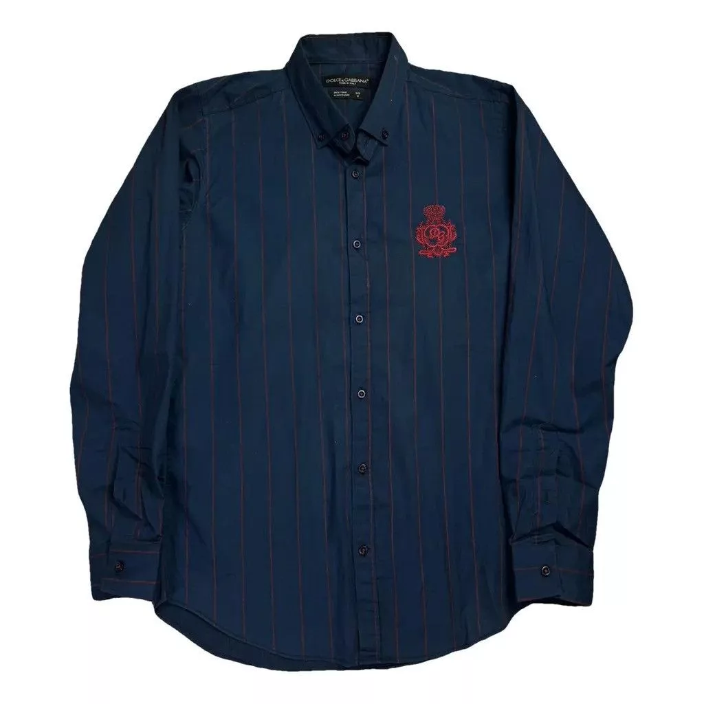 Dolce & Gabbana Shirts Button Ups Dolce & Gabbana Dolce Gabbana Shirt Navy Size M Blue