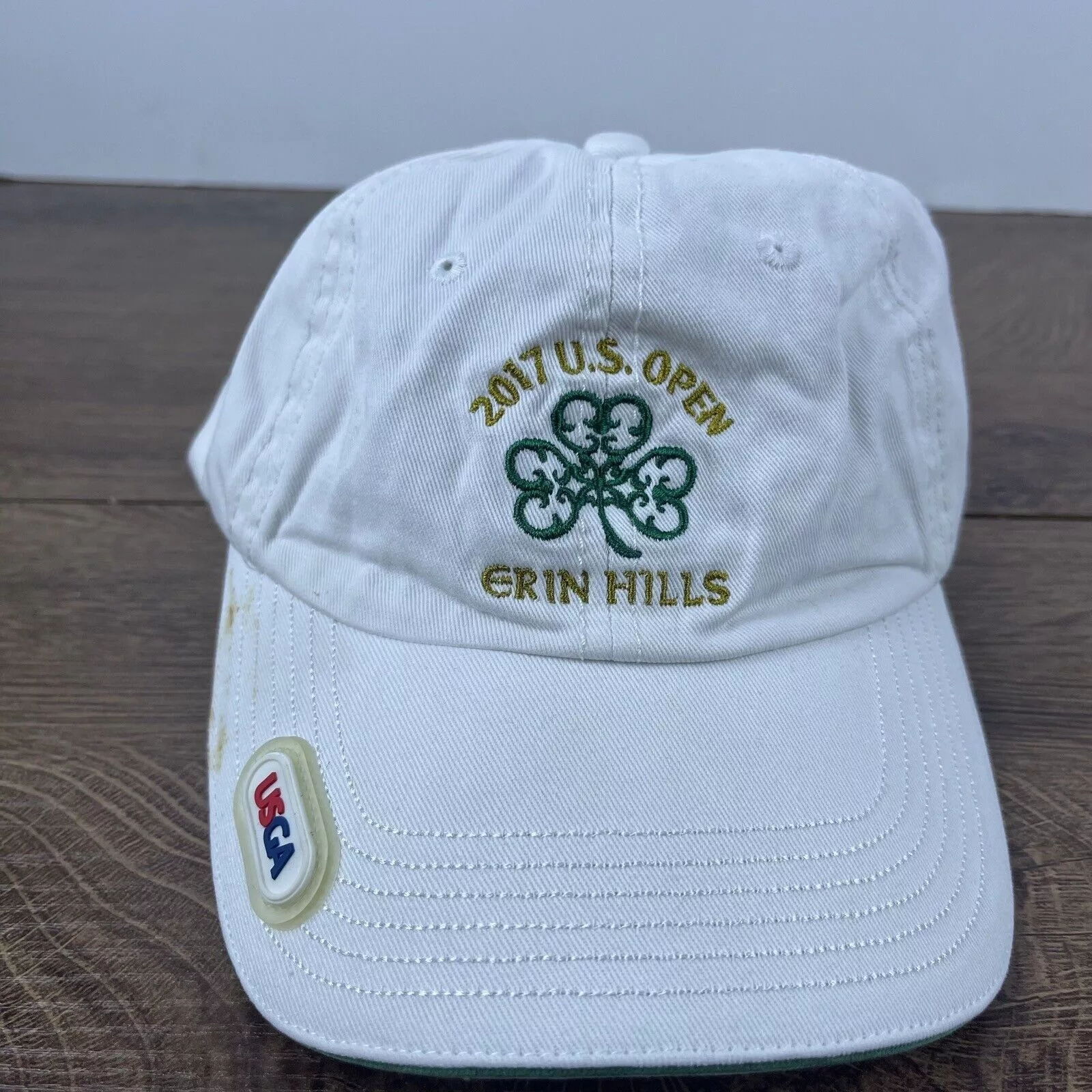 Other Hats Other Erin Hills Hat 2017 US Open Hat White Cap Hat Adjustable Hat