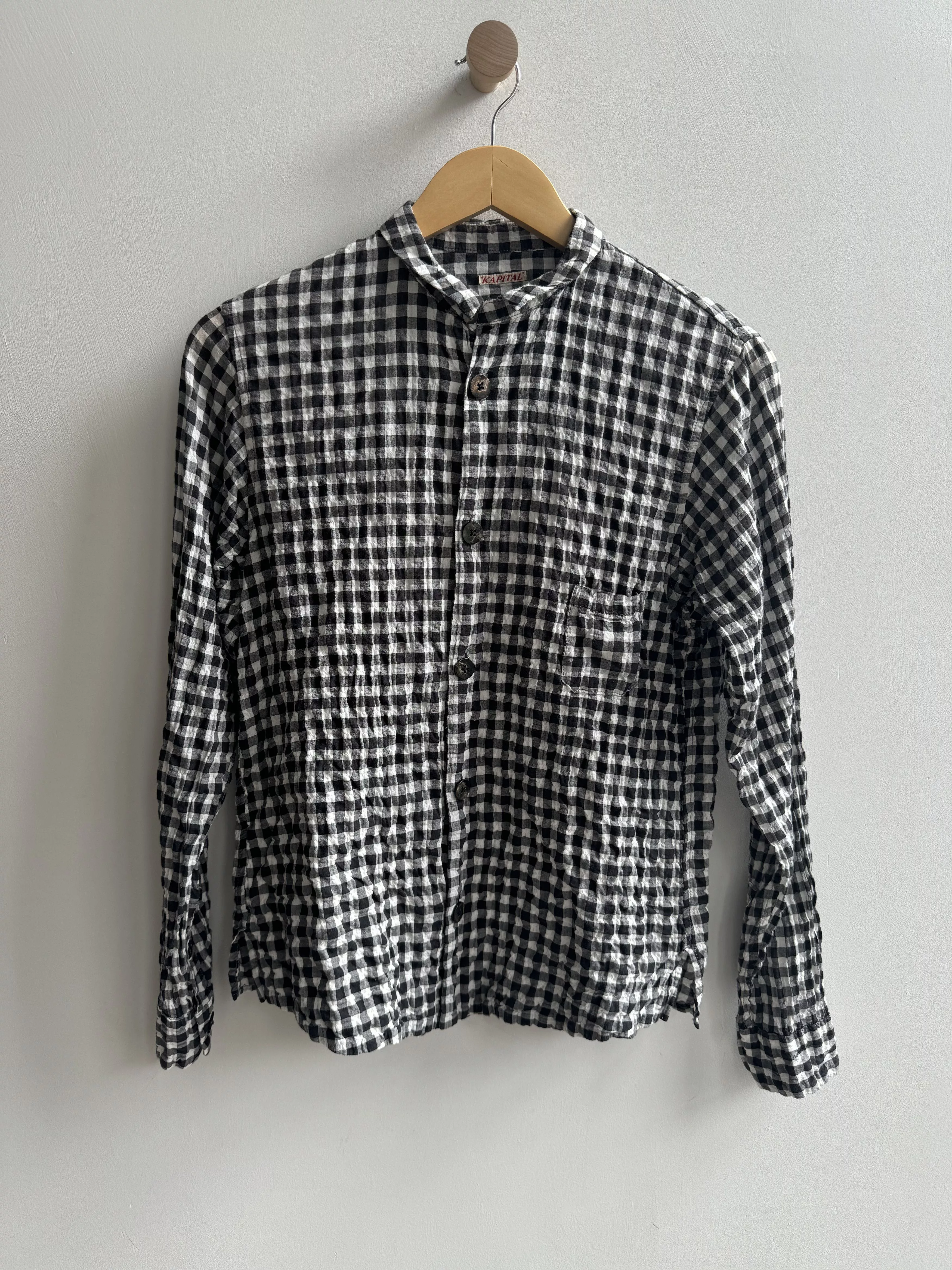 Kapital Button Ups Kapital Black/White Gingham Check Shirt