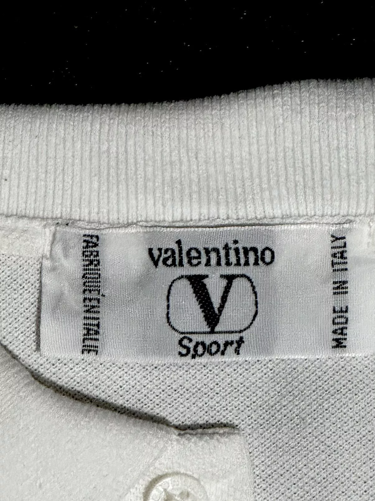 Valentino Polos Valentino Golf Shirt White