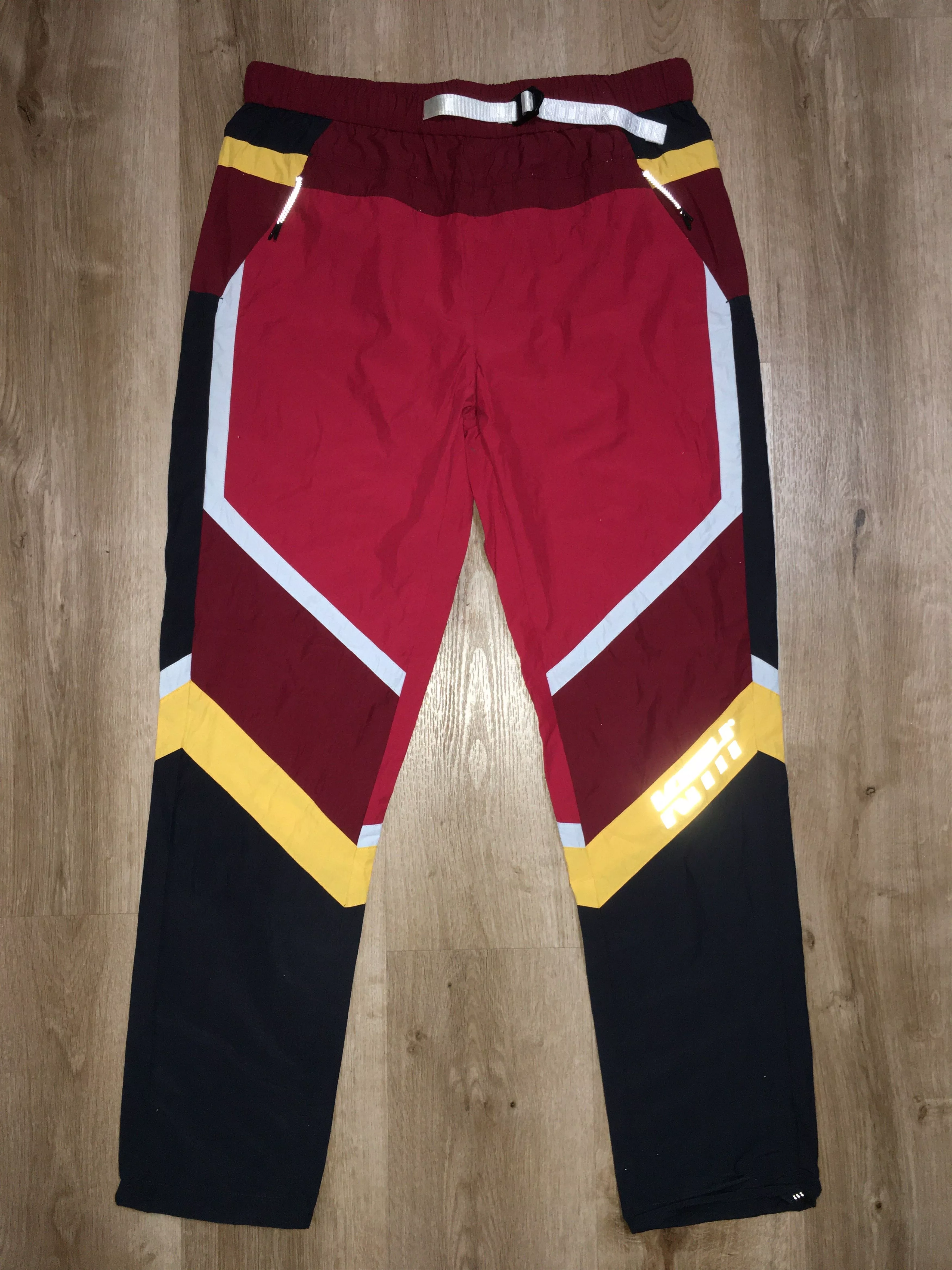 Kith Casual Pants Kith Colorblocked Trek Pants JP Exclusive Red