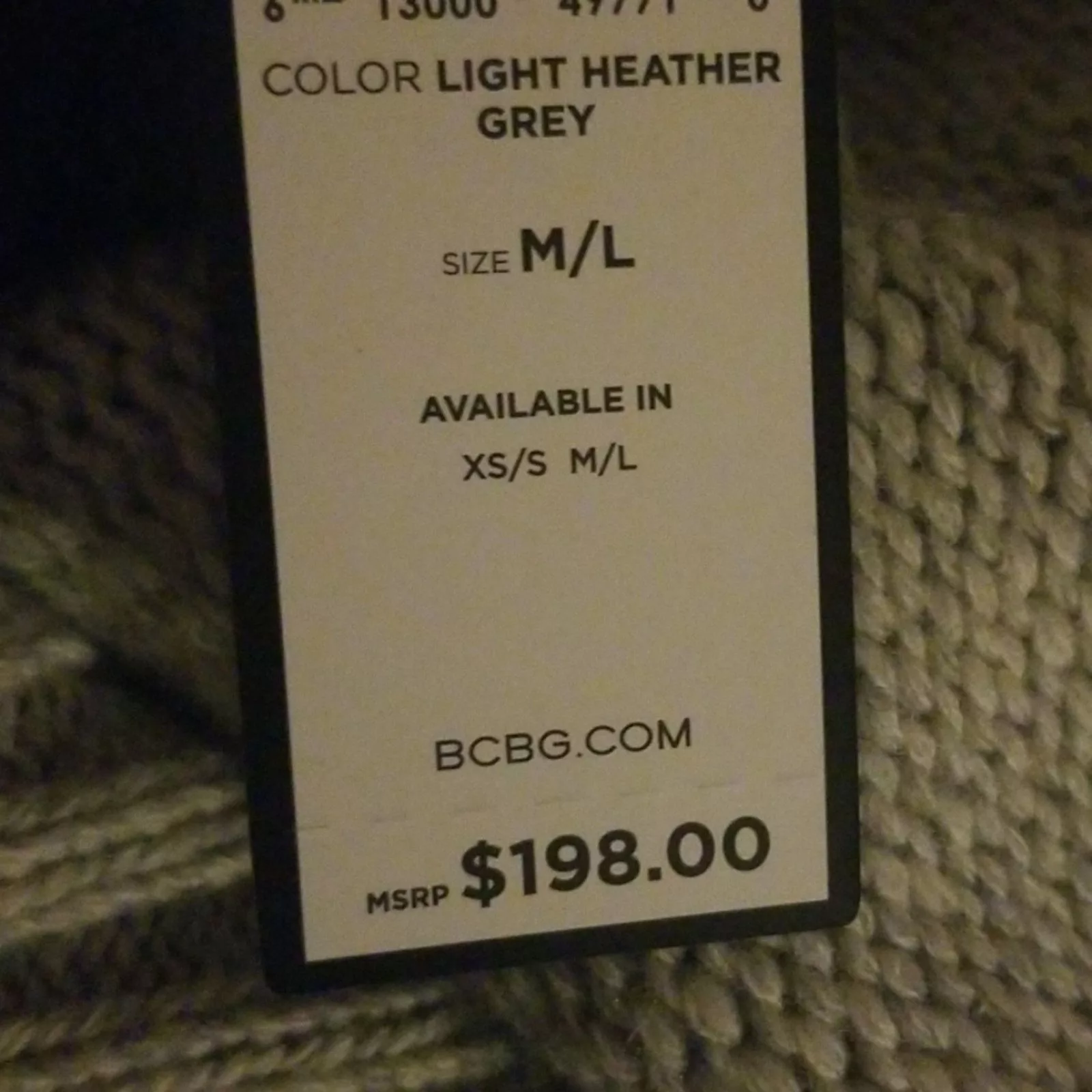 Bcbgmaxazria Sweaters MSRP$198 Bcbgmaxazria Sweater M/L Gray