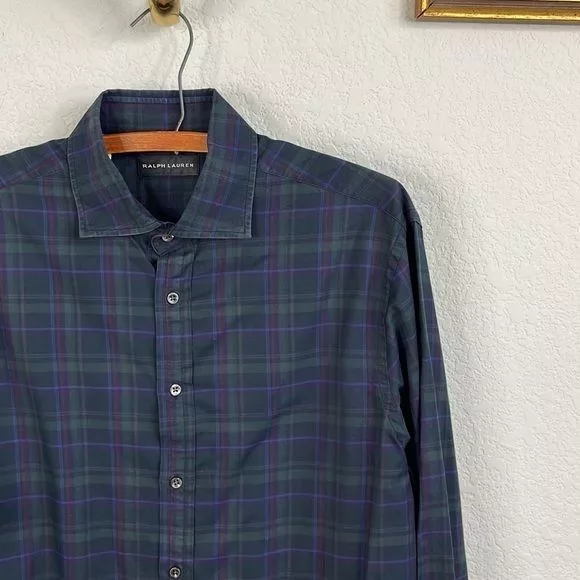 Ralph Lauren Black Label Shirts Button Ups Ralph Lauren Black Label Button Down Shirt Tartan Plaid Multi