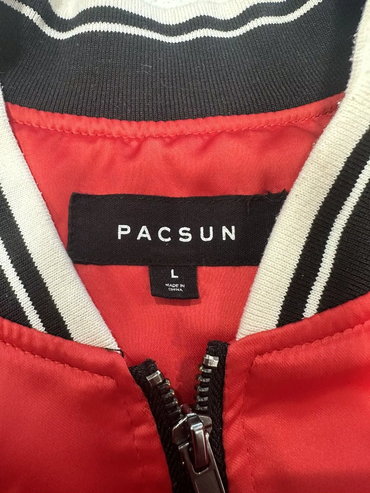 Pacsun Light Jackets College Jacket by PacSun Red
