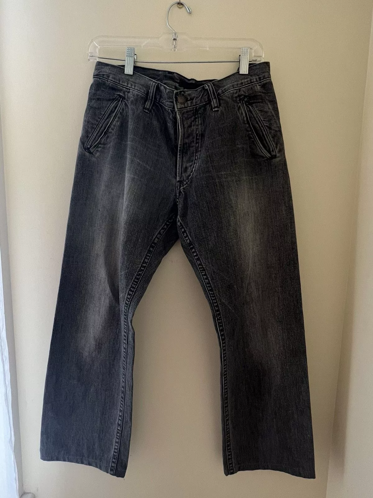 TALKING ABOUT THE ABSTRACTION Denim Talking About the Abstraction Jeans Gray