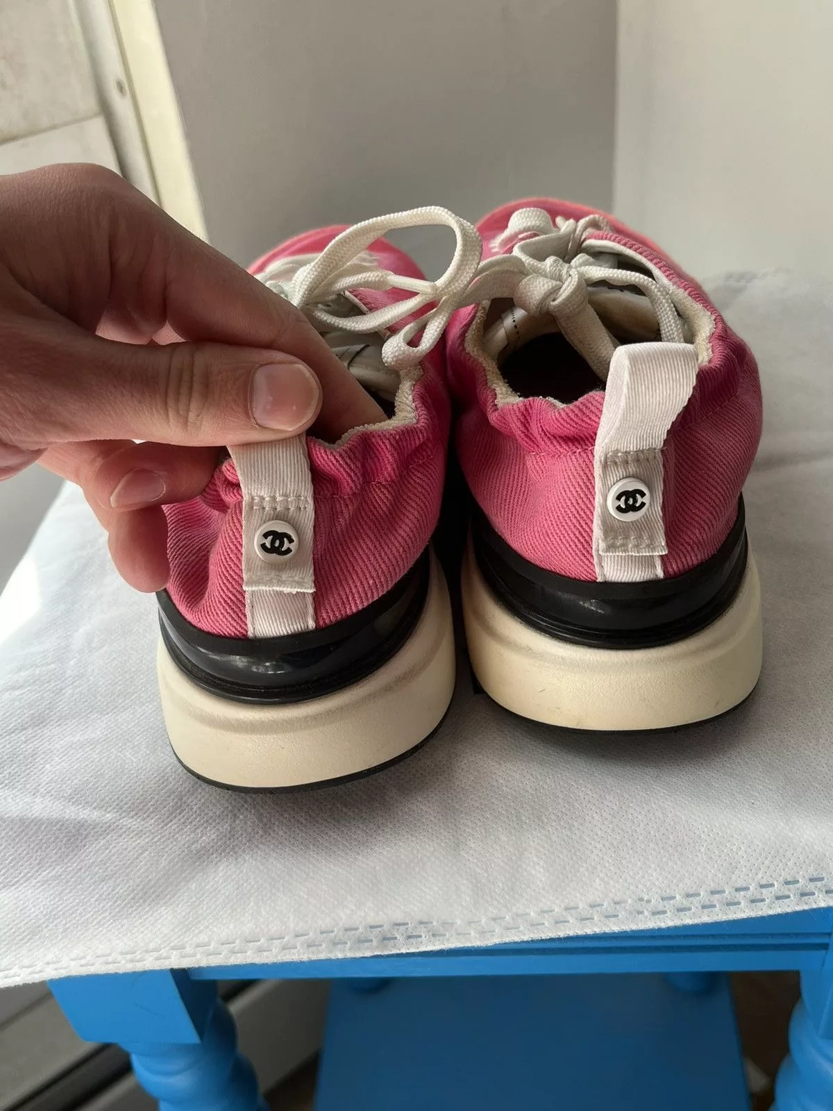 Chanel Low Top Sneakers Chanel Trainer Sneaker Pink