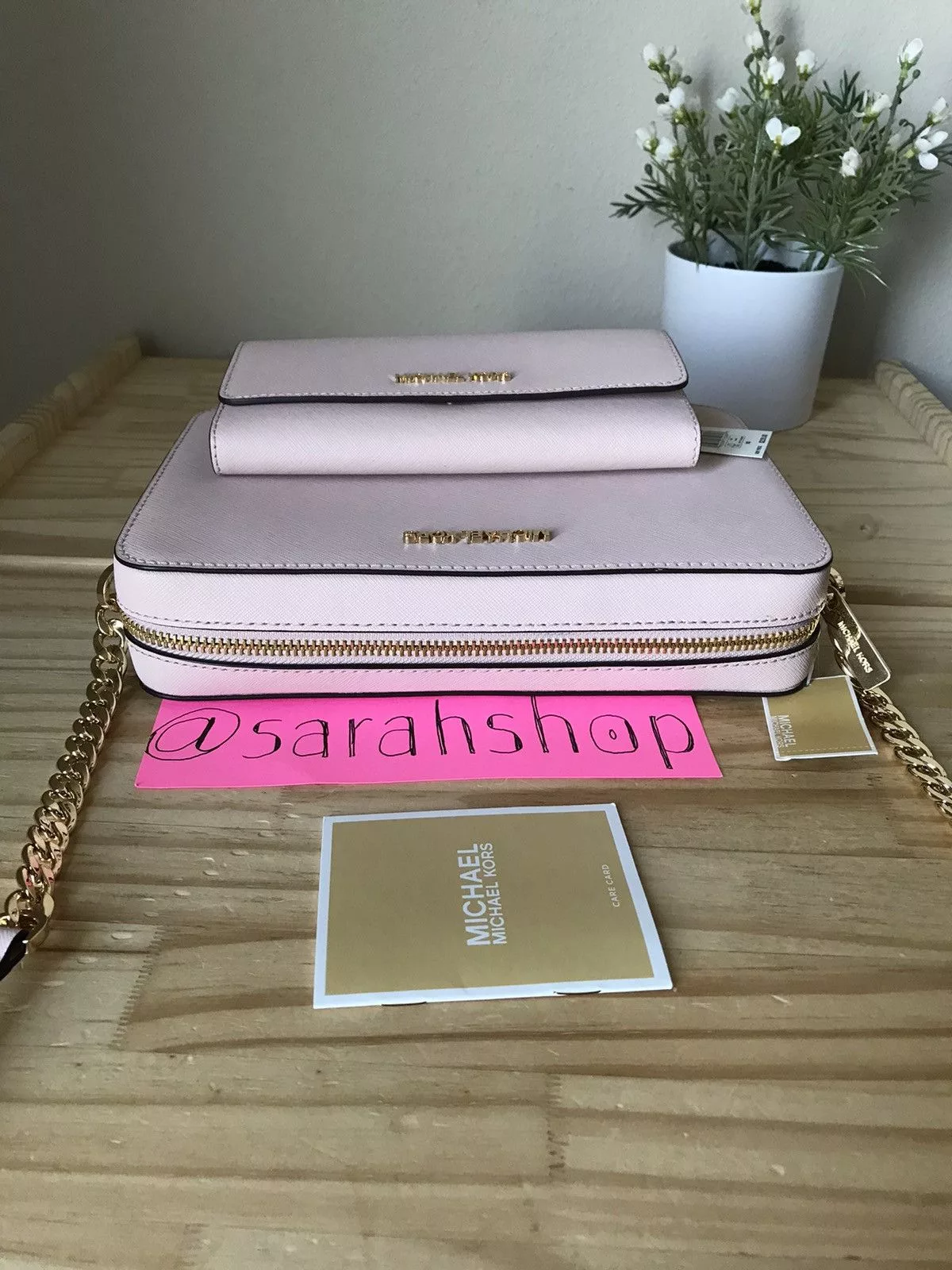 Michael Kors Crossbody Bags Michael Kors set Pink