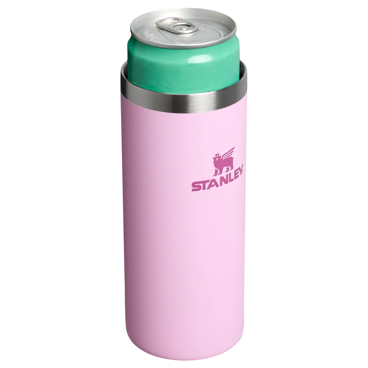 Stanley Everyday Slim Can Cooler Cup Koozie 10 OZ In Cherry Blossom Pink