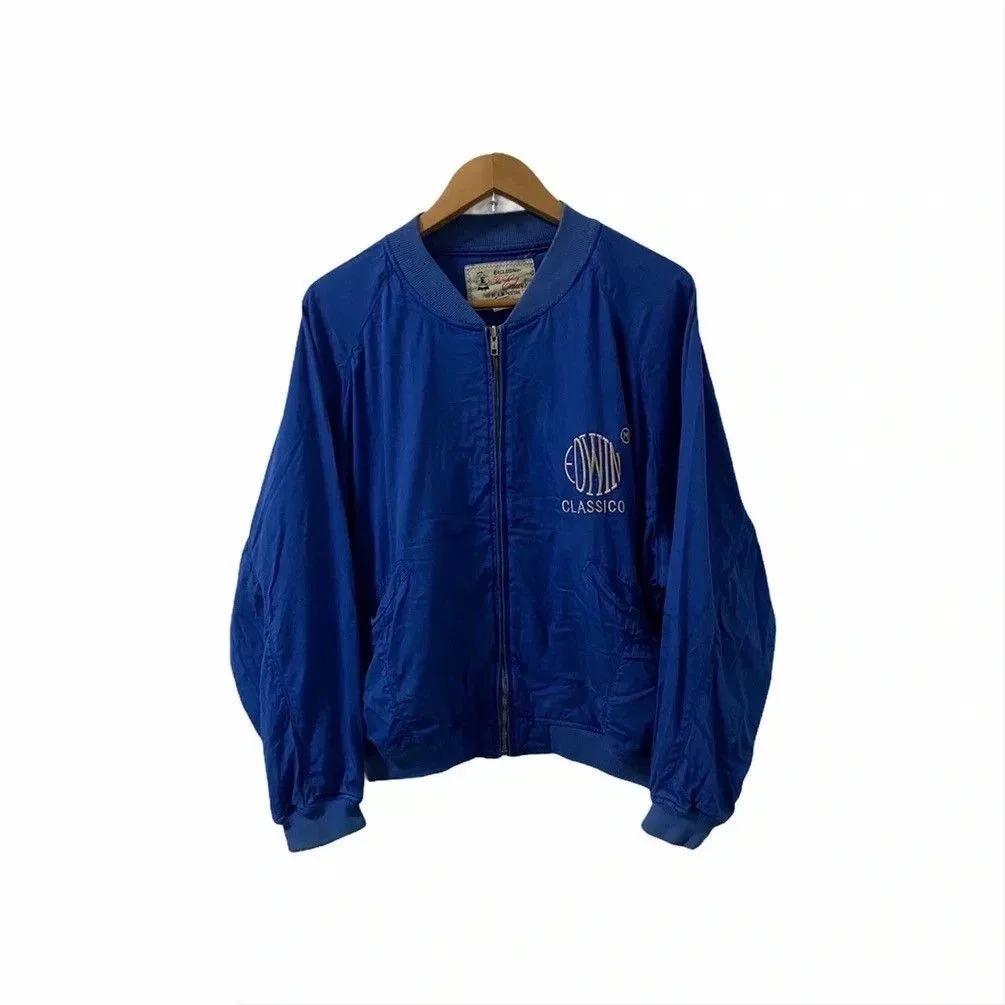Edwin Bombers Edwin × Vintage DOUBLE DUTY EXCLUSIVE THE EDWIN BOMBER JACKET Blue