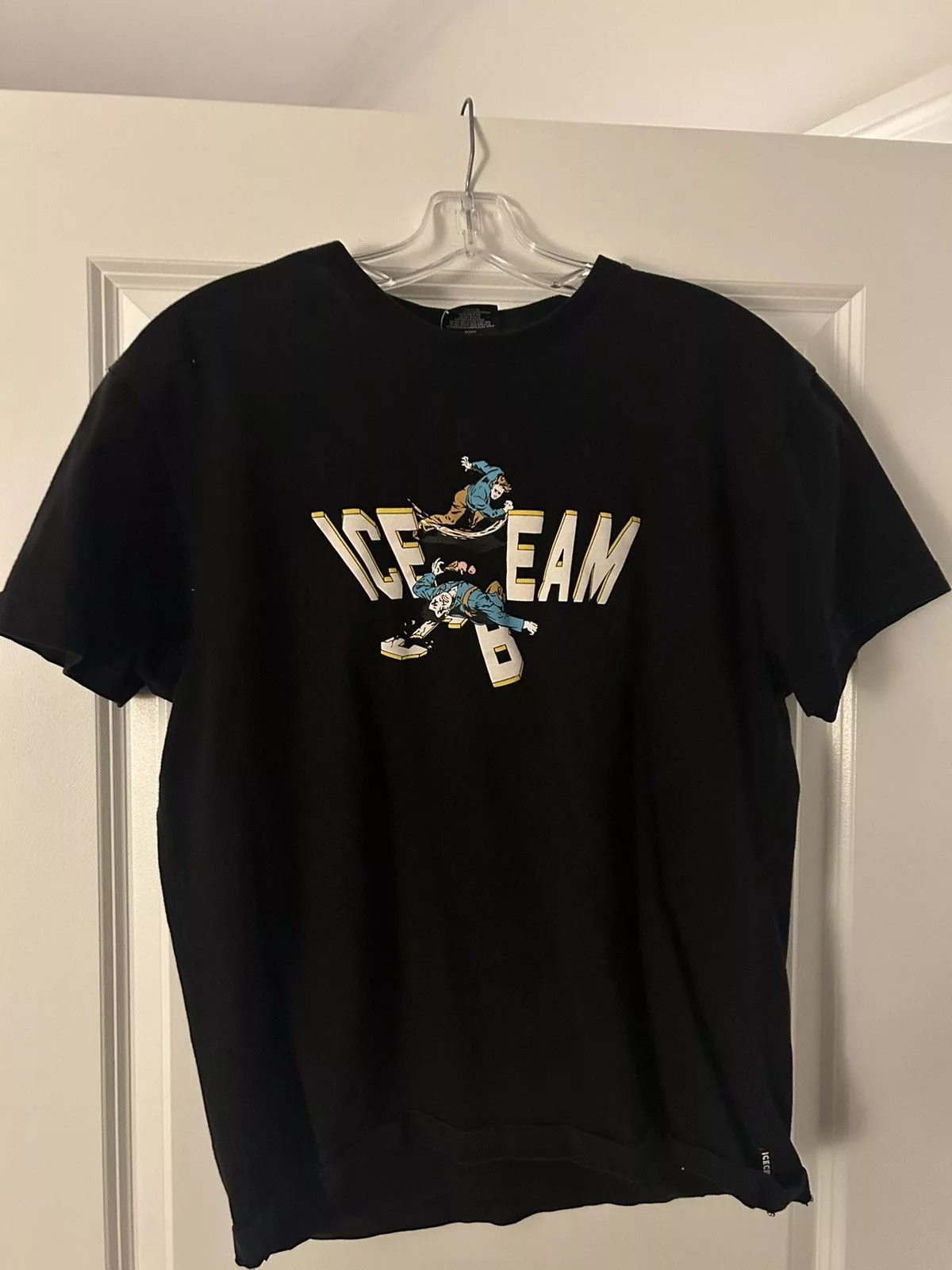 Icecream Short Sleeve T Shirts Icecream punch T-shirt Black