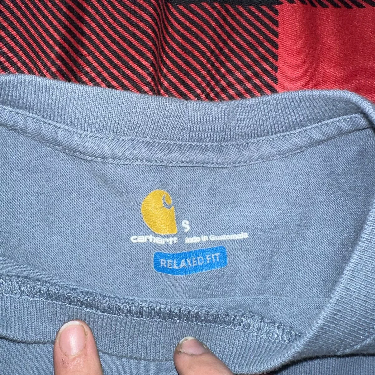 Carhartt Short Sleeve T Shirts Carhartt WIP tee Blue