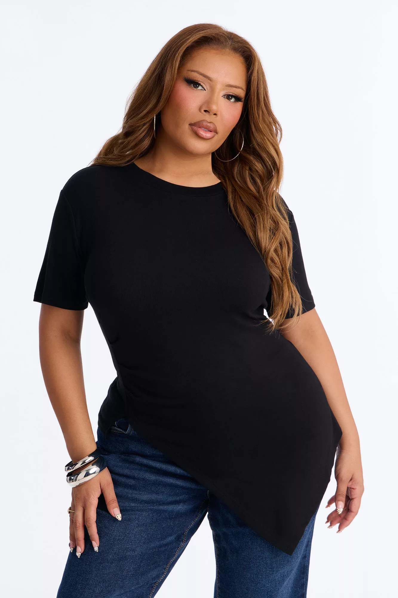 Take Control Asymmetrical Top - Black