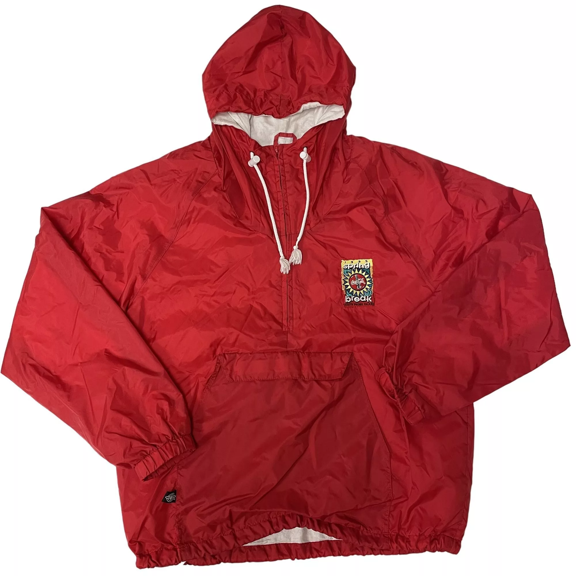 Other Light Jackets Other Vtg Charles River SPRING BREAK South Padre Coca Cola Jacket Red