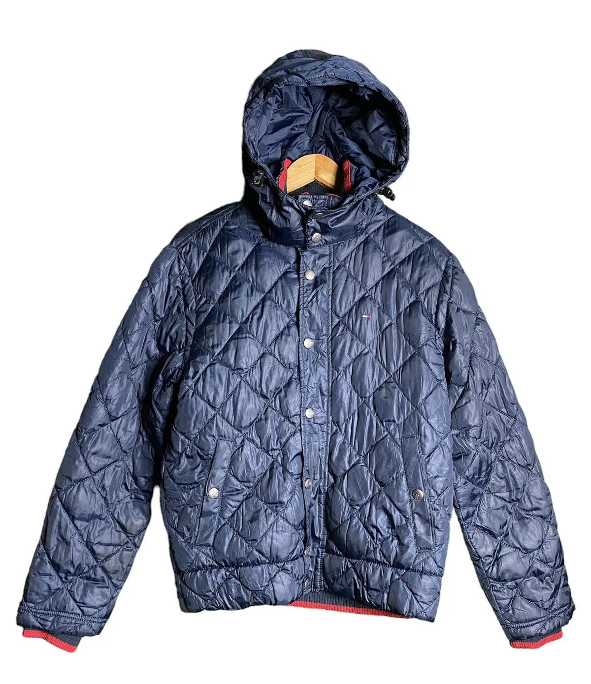 Tommy Hilfiger Light Jackets Tommy Hilfiger TOMMY HILFINGER QUILTED DOWN JACKET Blue Streetwear