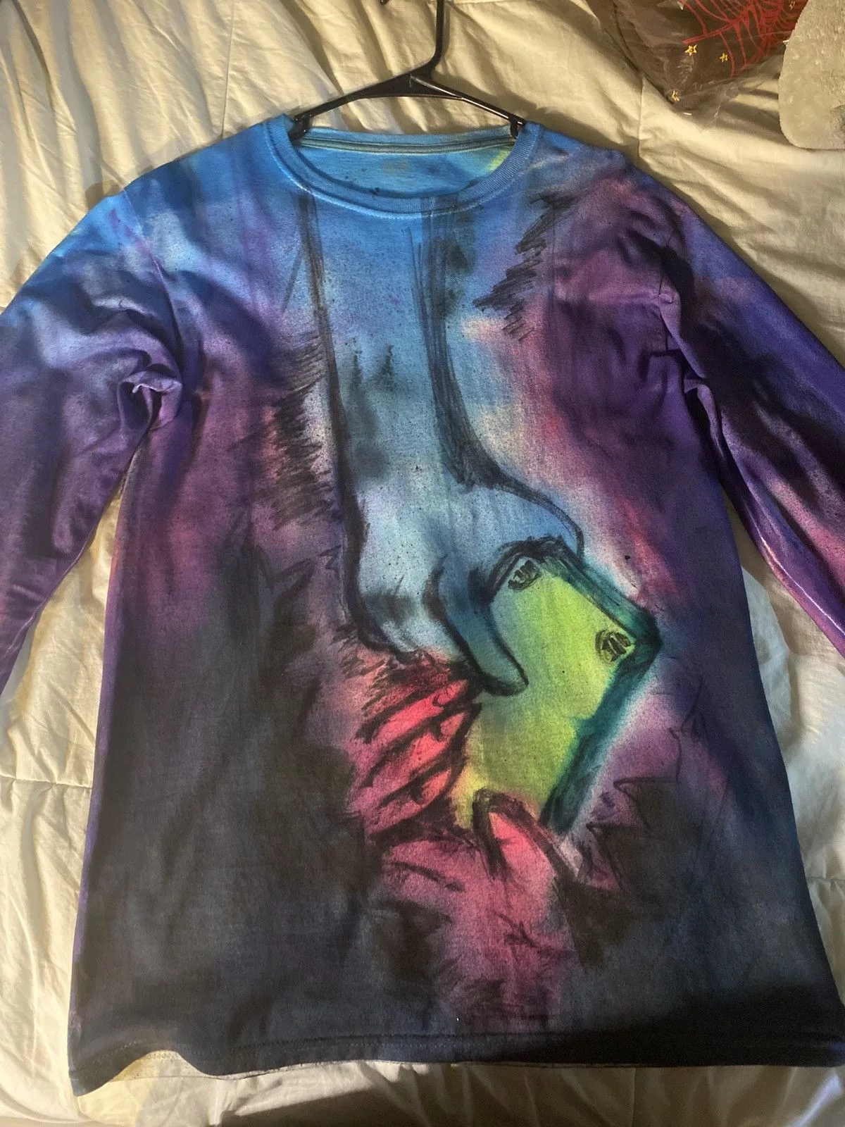 Other Long Sleeve T Shirts Other BITING HANDz 1of1 custom long sleeve(TAINTEDHELLCHAINS) Purple