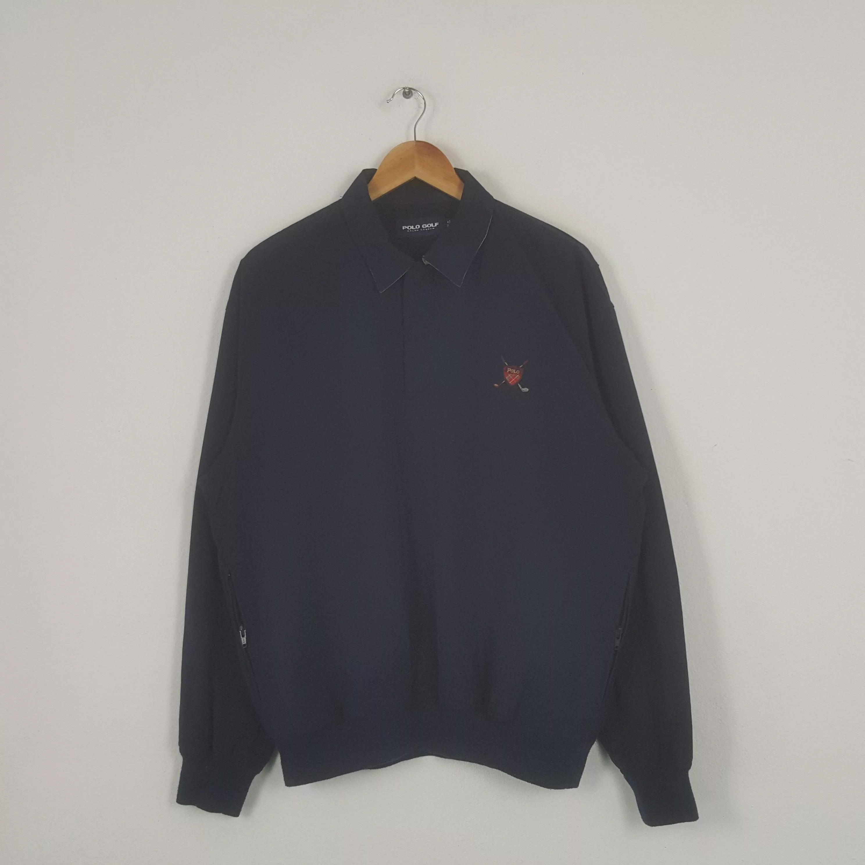 Polo Ralph Lauren Light Jackets Polo Ralph Lauren × Vintage Vintage Polo Golf by Ralph Lauren Luxury Brand Jacket Blue