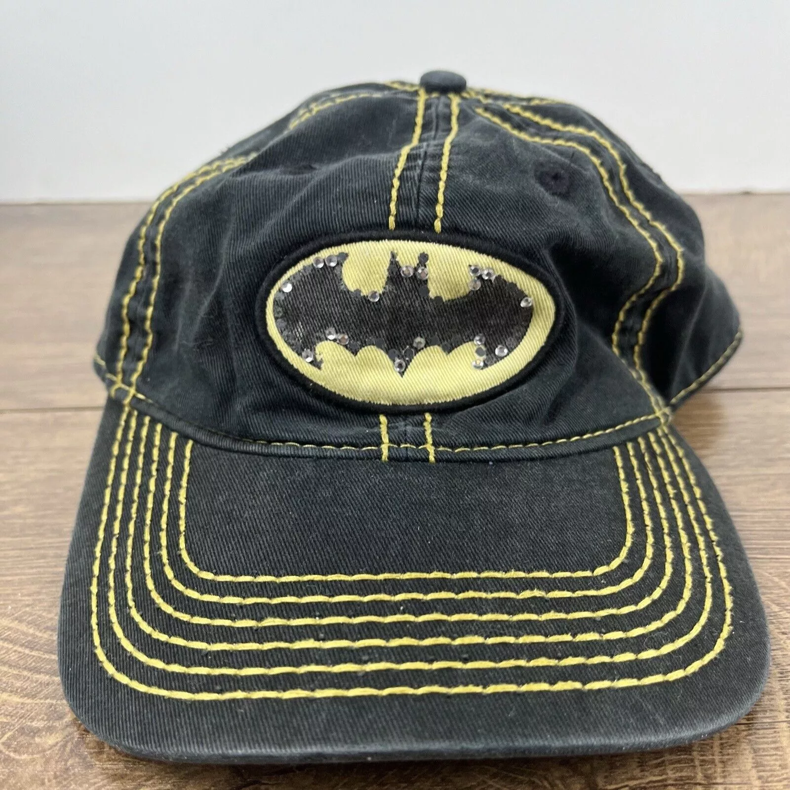 Other Hats Other Batman Hat Black Batman Hat Black Adjustable Hat Black Adult