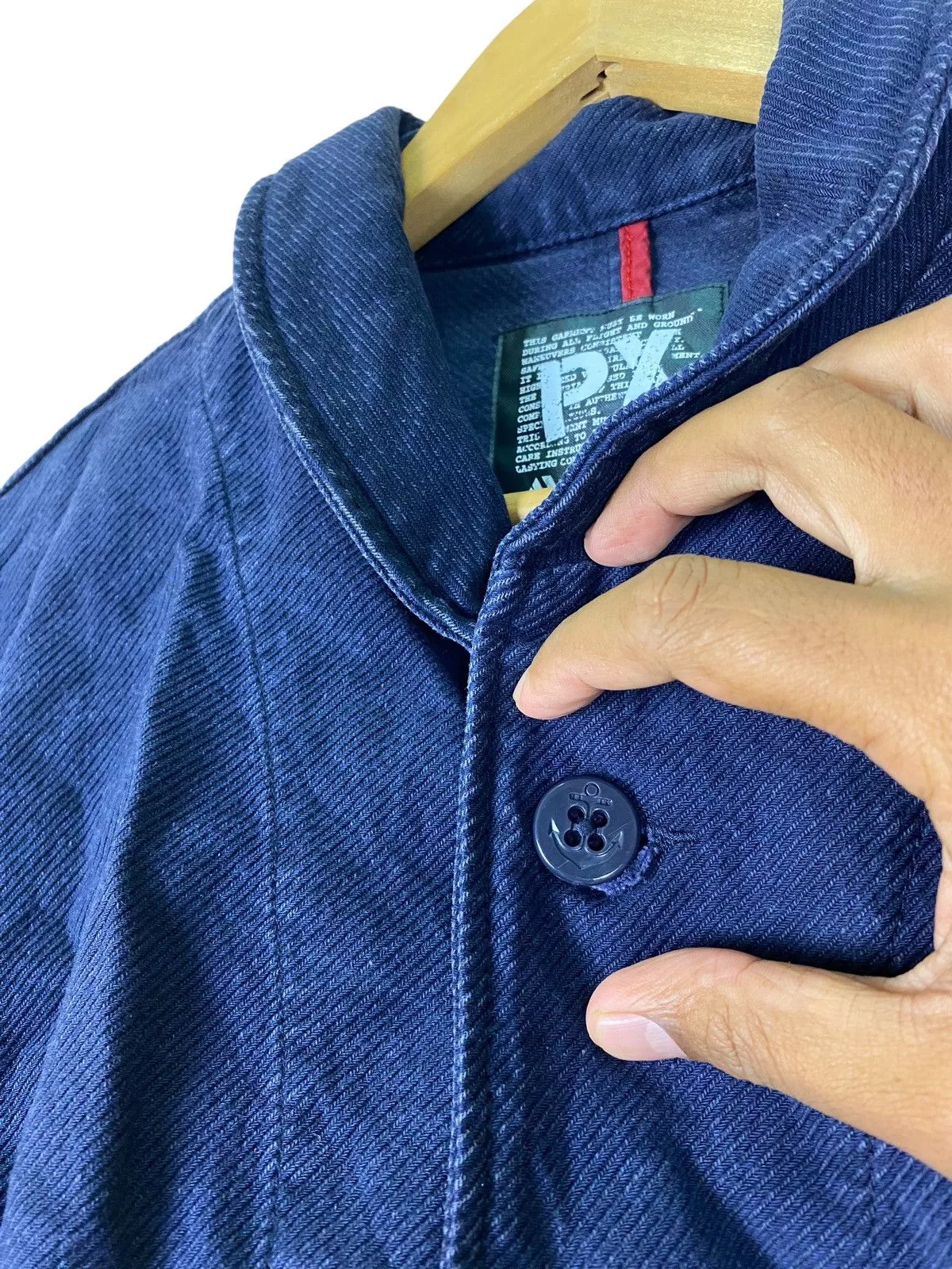 Avirex Light Jackets USN Avirex Corduroy Light Jacket Blue