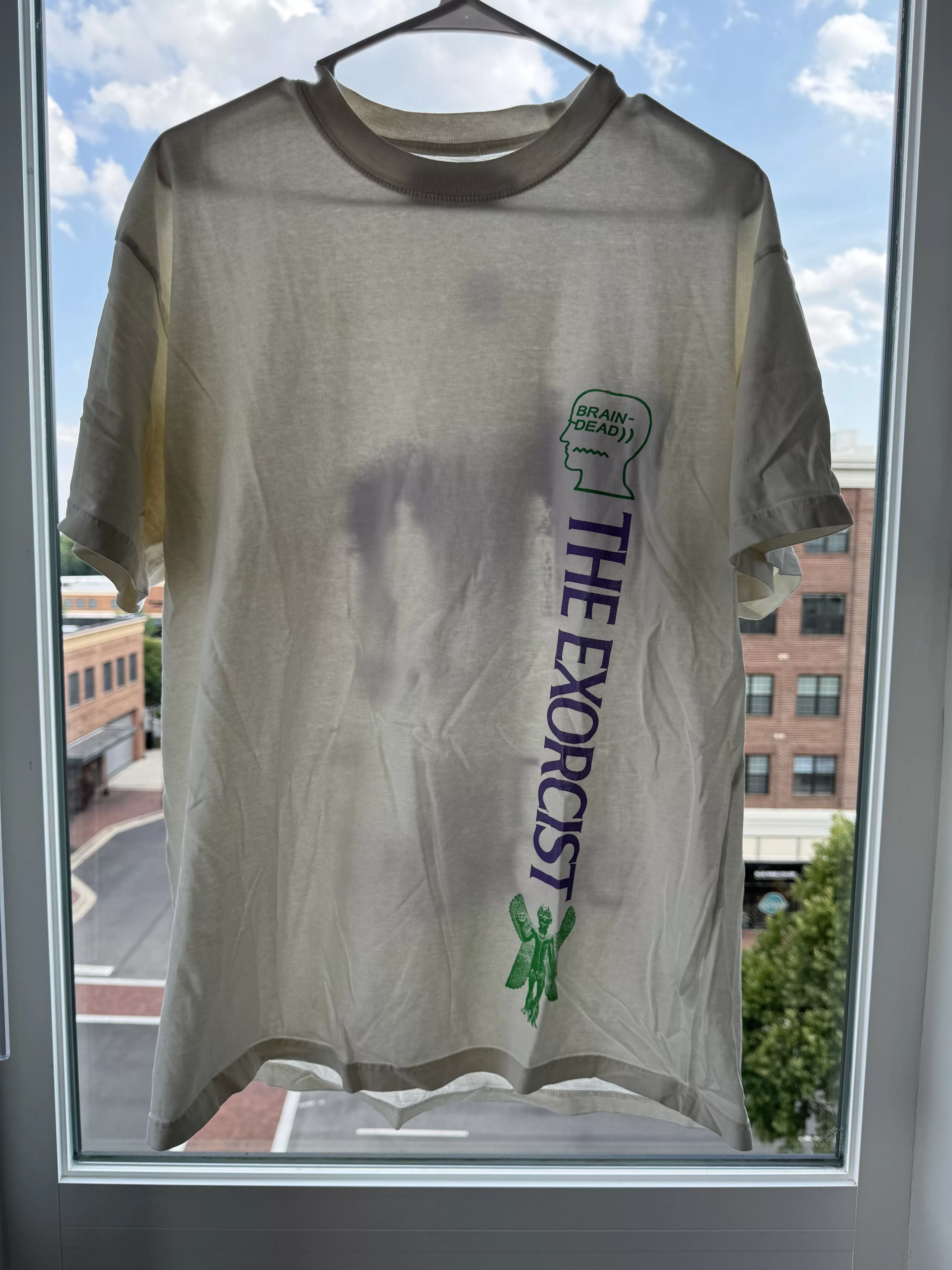Brain Dead Short Sleeve T Shirts Brain Dead The Exorcist T-Shirt White