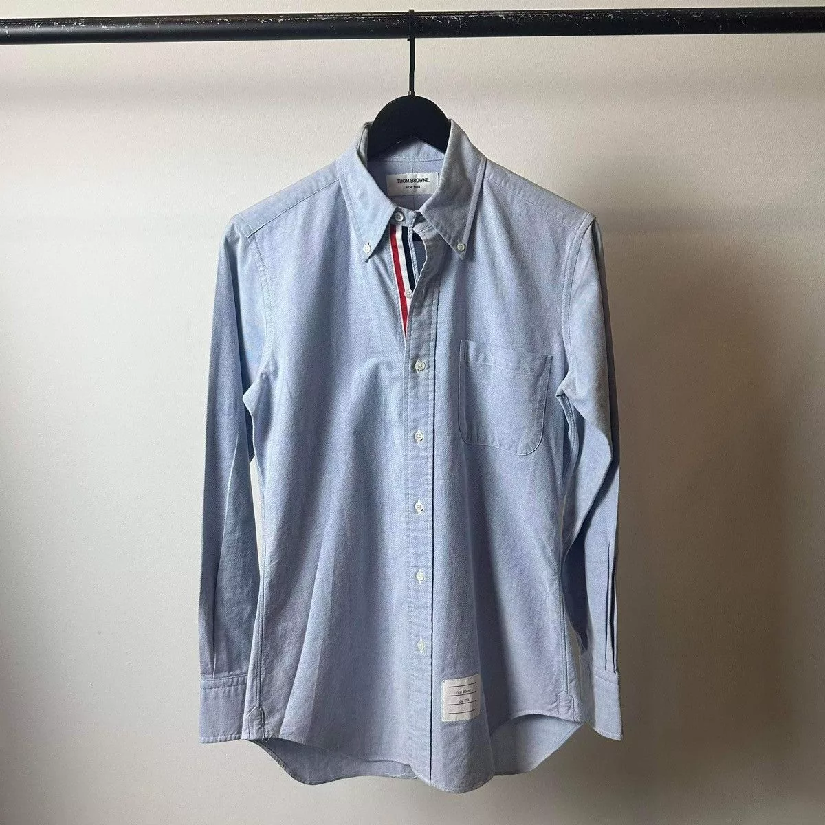 Thom Browne Shirts Button Ups THOM BROWNE OXFORD SHIRT Blue Luxury