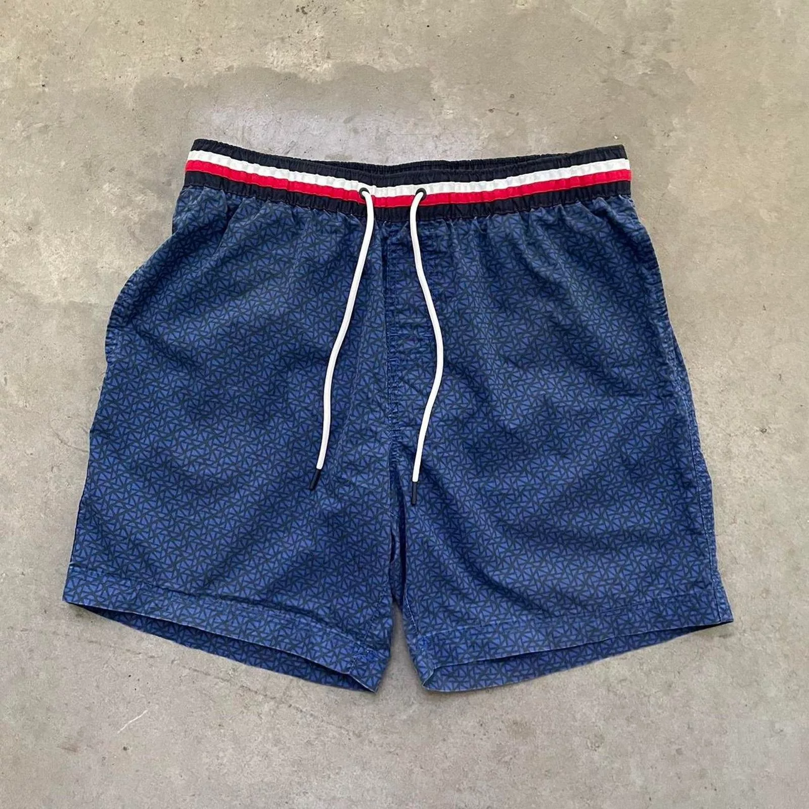 Tommy Hilfiger Shorts Tommy Hilfiger Blue Pattern Swim Shorts