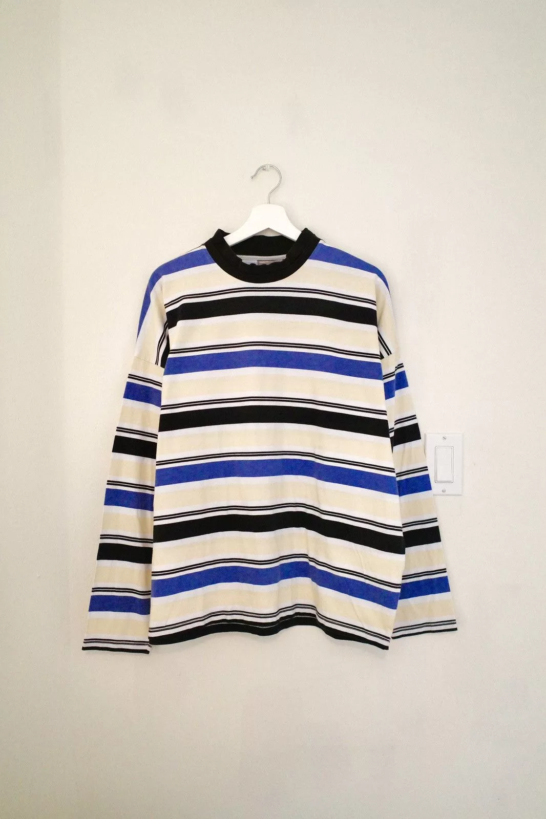 Asos Long Sleeve T Shirts Asos Oversized Striped Longsleeve Tee Multi