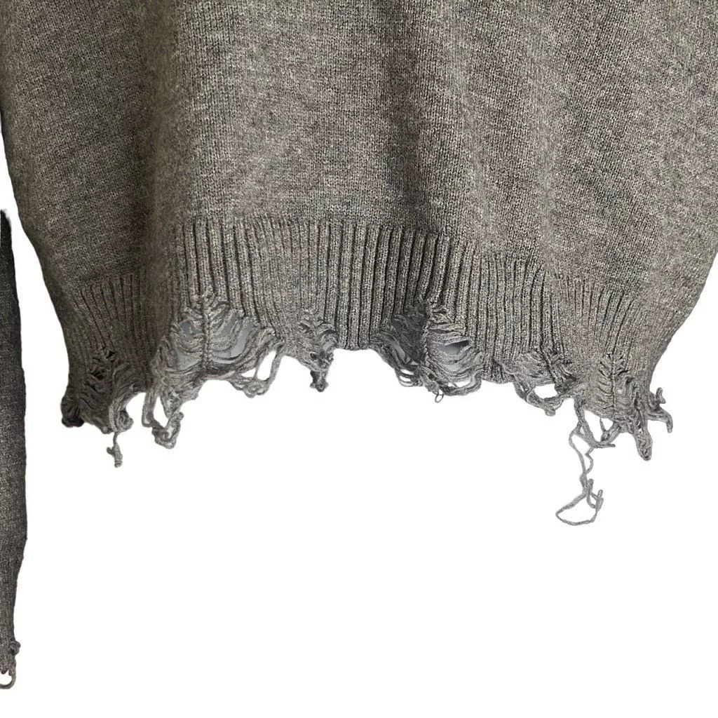 Other Sweaters Other Brooklyn Karma Womens Size Small Pullover Crop Sweater Gray