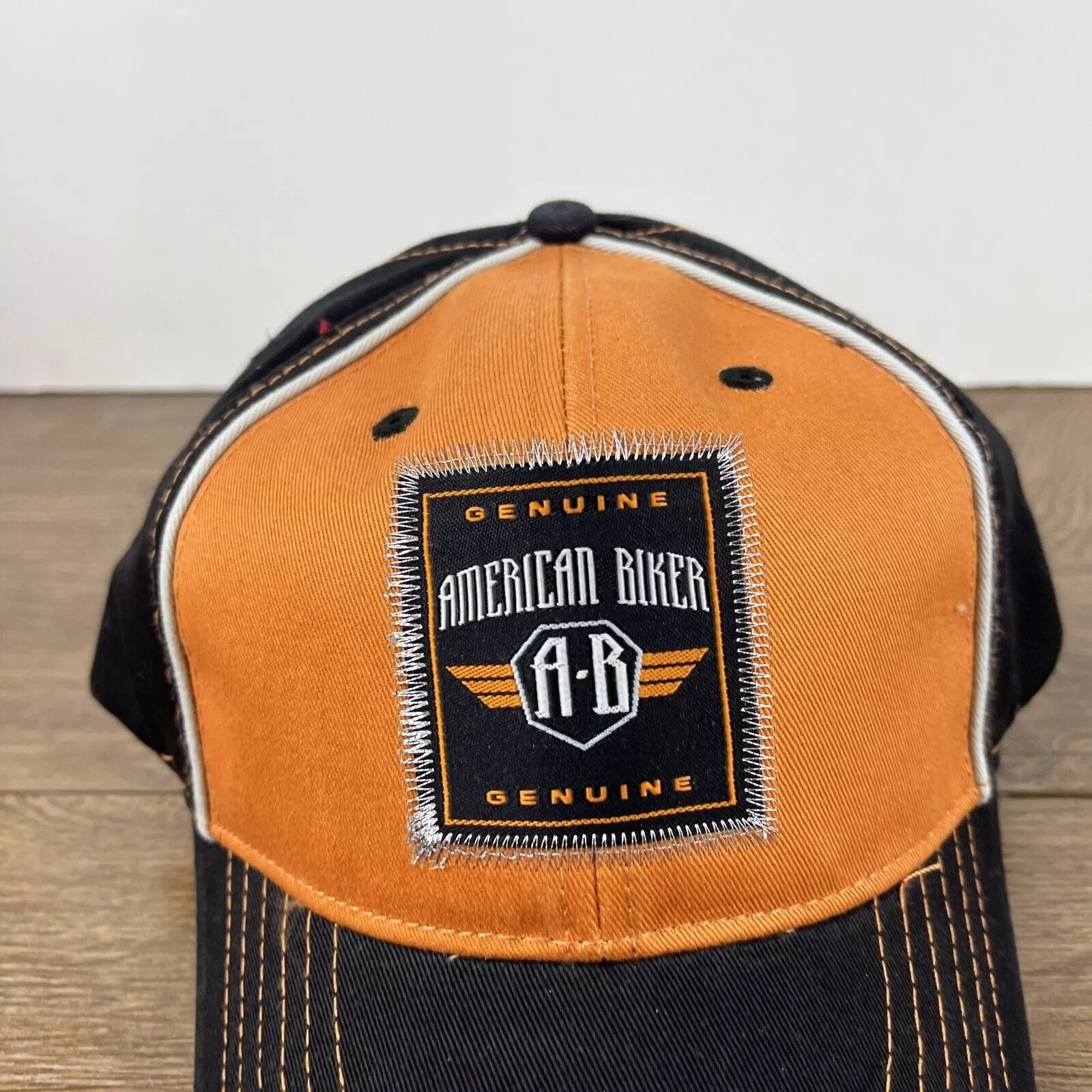 Other Hats Other American Biker Hat American Biker Orange Hat Adjustable Adul