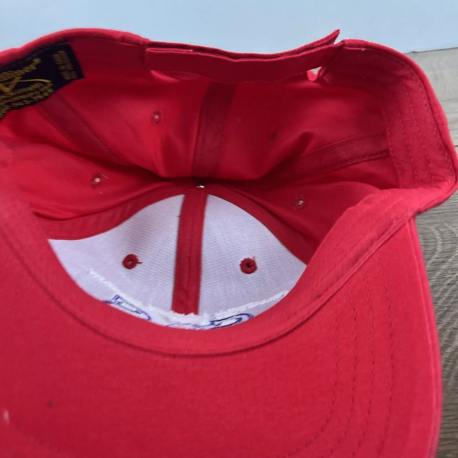 Other Hats Other Stomoules Produce Hat SOS Hat Red Cap Hat Adjustable Hat Red