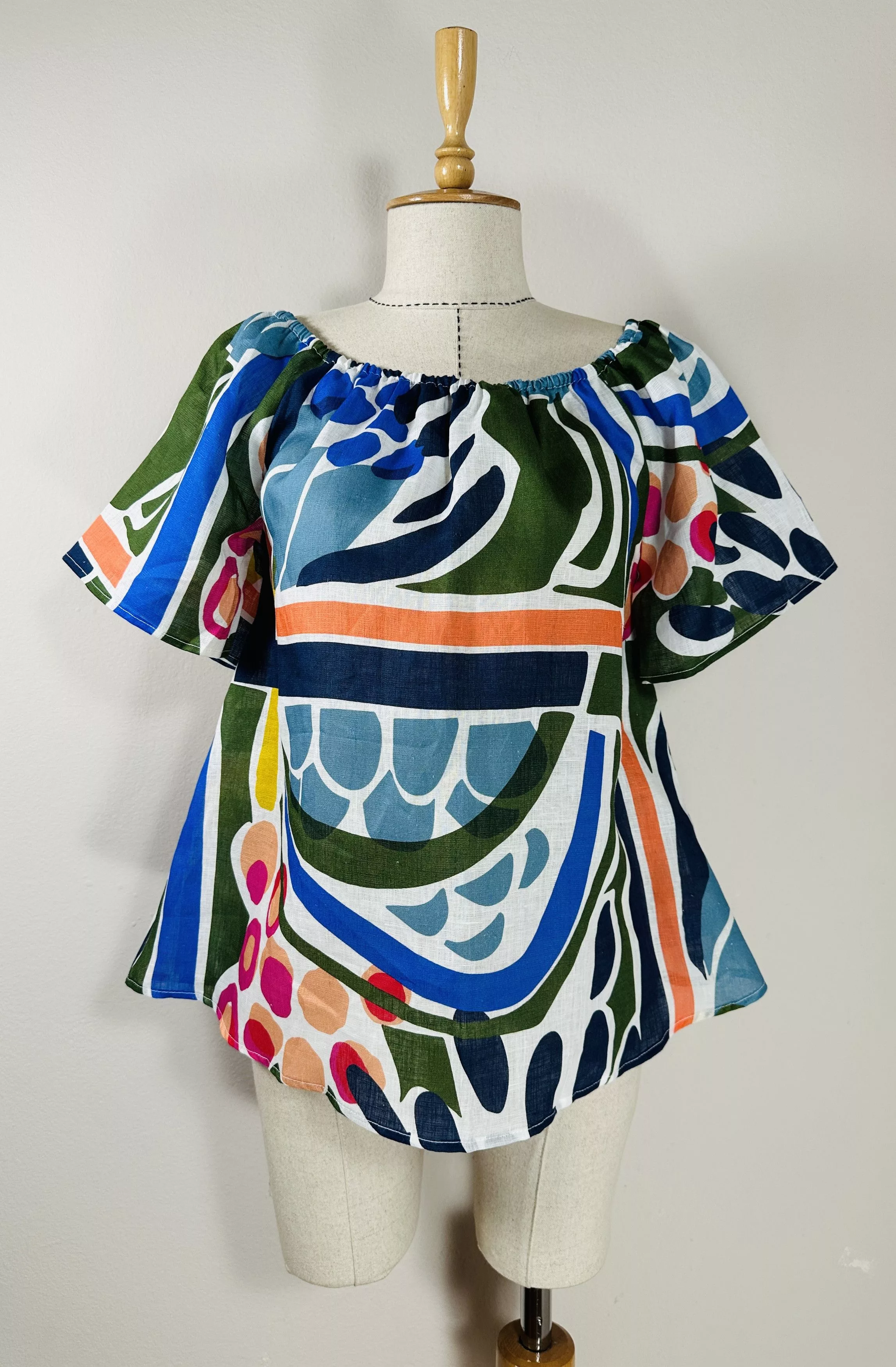 120% Lino Blouses 120% Lino Linen top blouse Multi