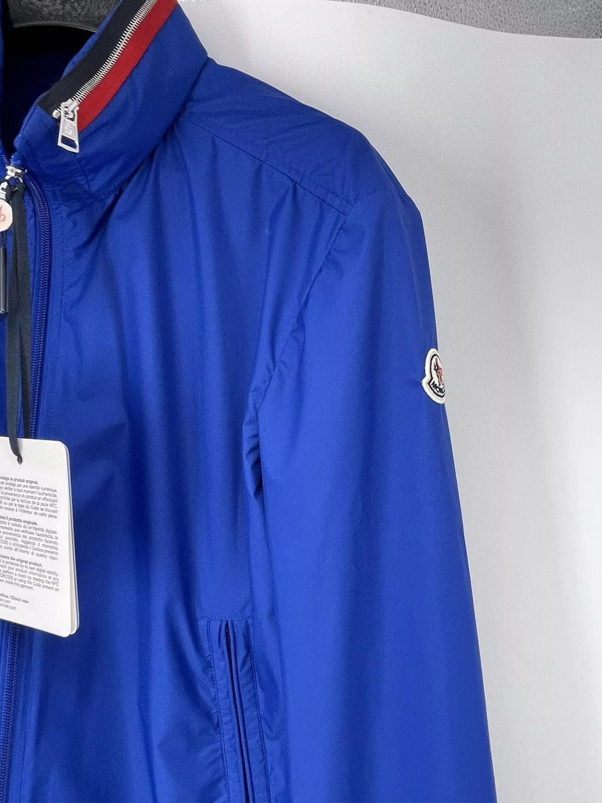Moncler Light Jackets Moncler Karlak Jacket Size 5 Blue