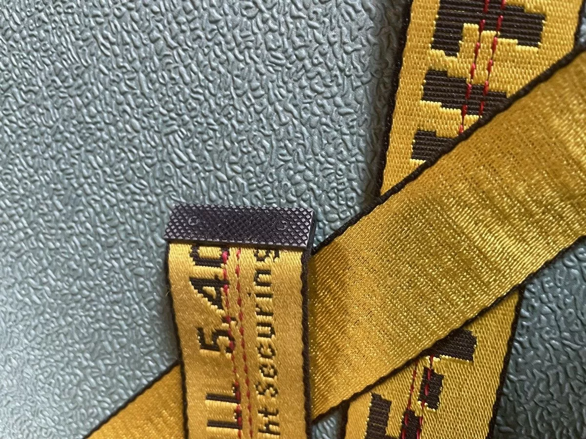 Off-White Belts Off-White Off white Belt Yellow