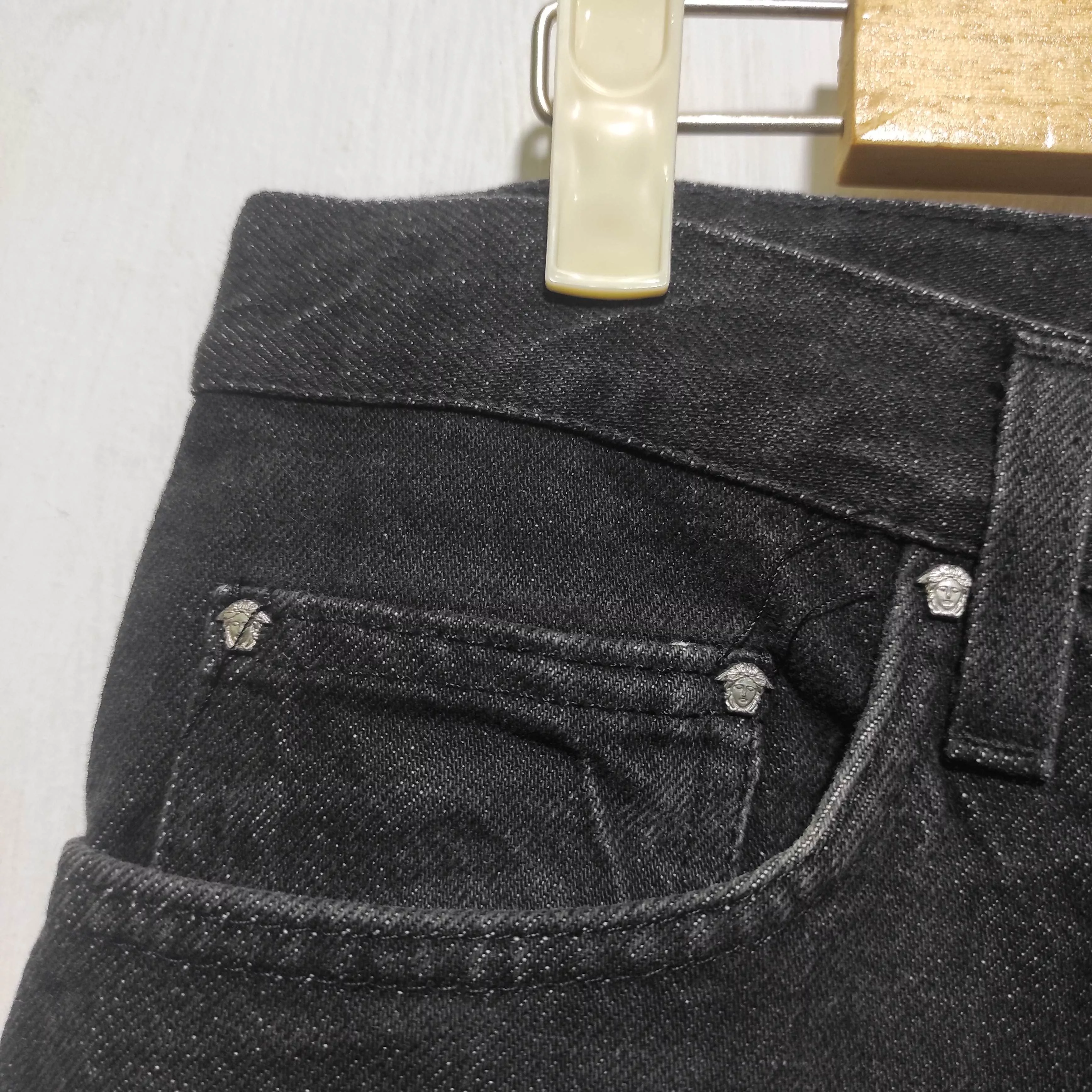 Versace Denim Versace Jeans Couture Black Denim Luxury