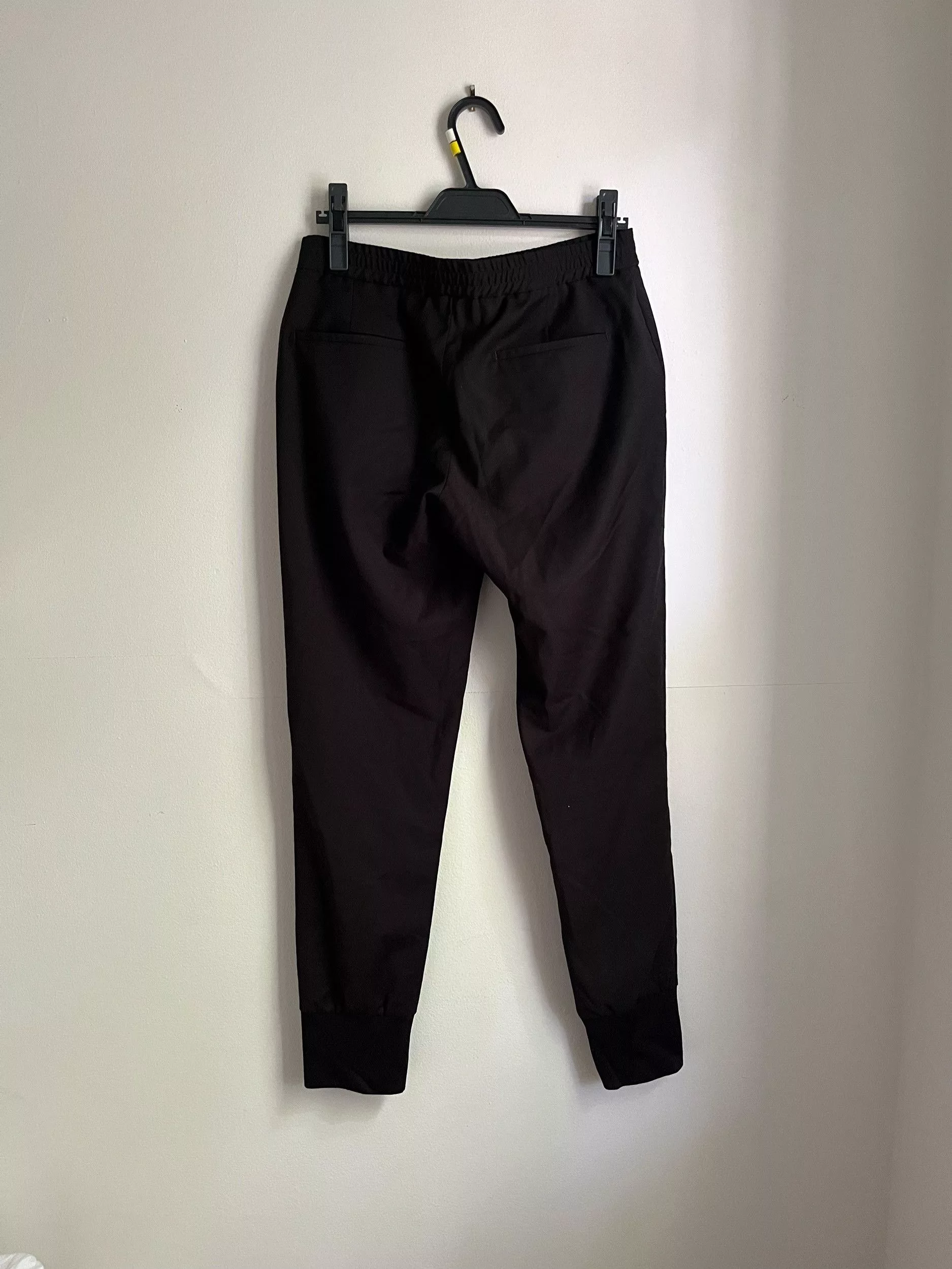 Paul Smith Casual Pants PS by Paul Smith Black Wool Drawstring Trousers
