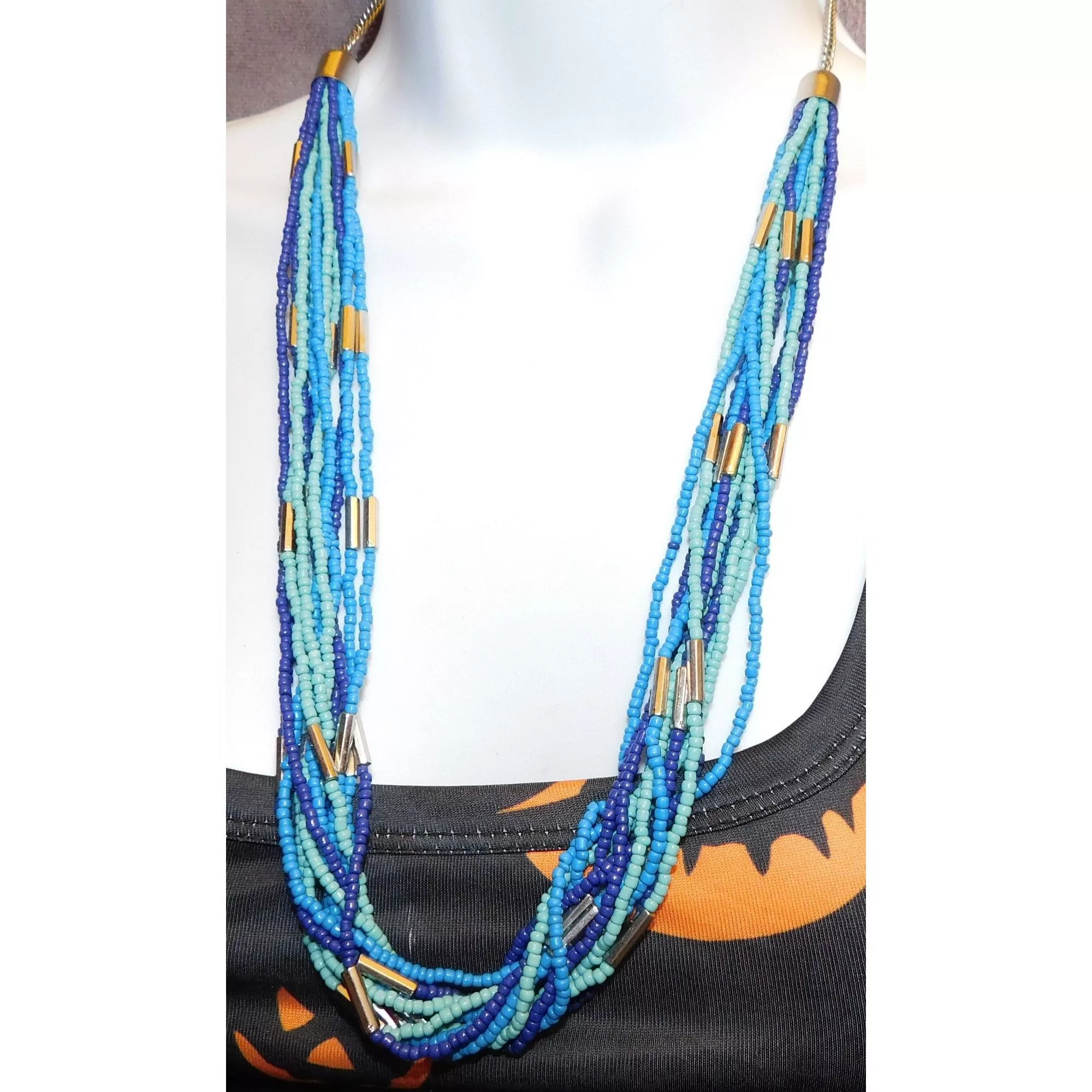 Other Necklaces Other Blue And Silver Necklace