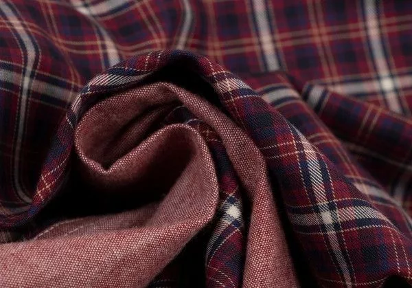 Junya Watanabe Shirts Button Ups Junya Watanabe Shirt Paneled Check Switch Long Sleeve Red