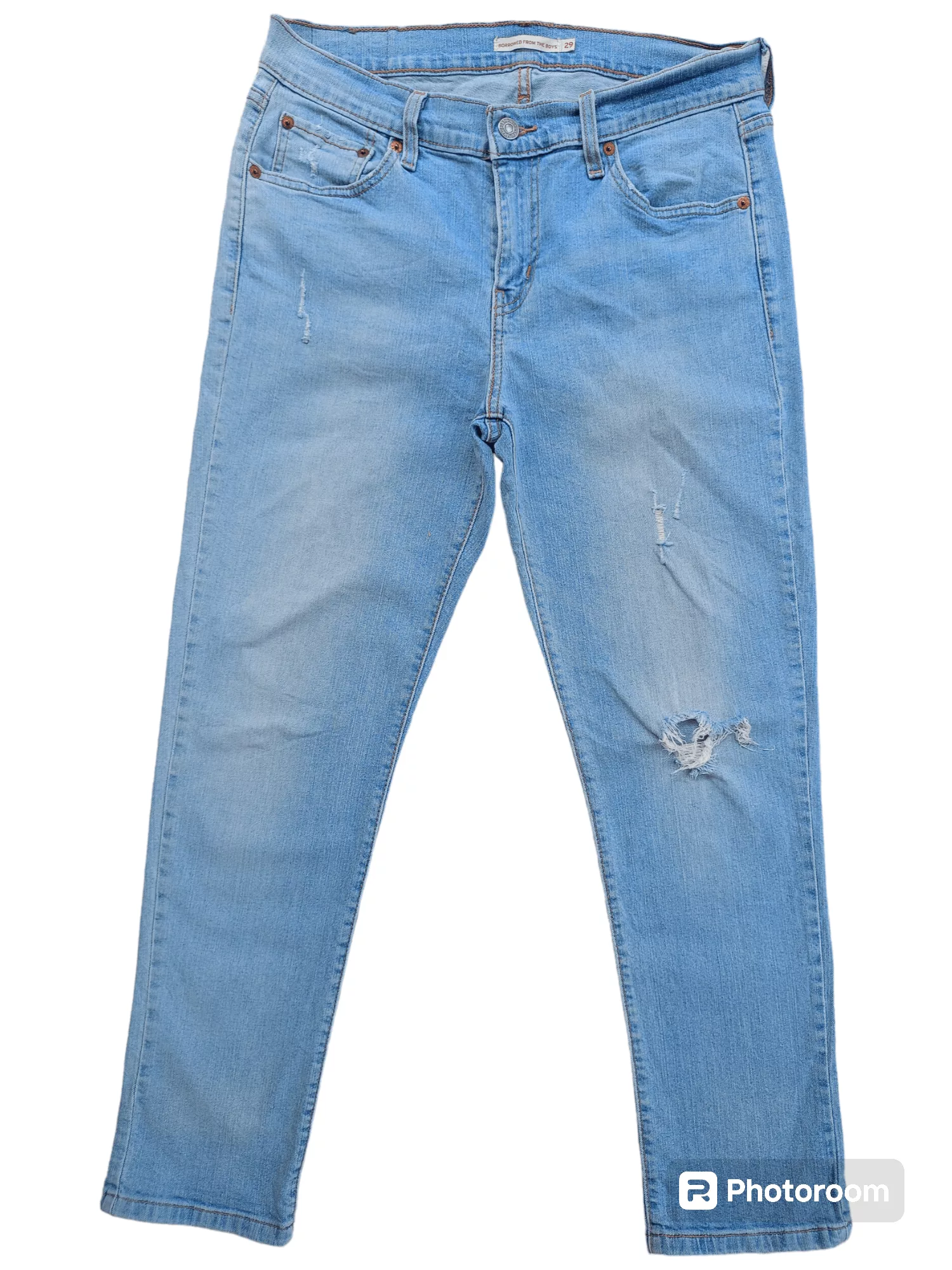Levi's Jeans Levi's Borrowed from The Boys Light Blue Distressed Denim