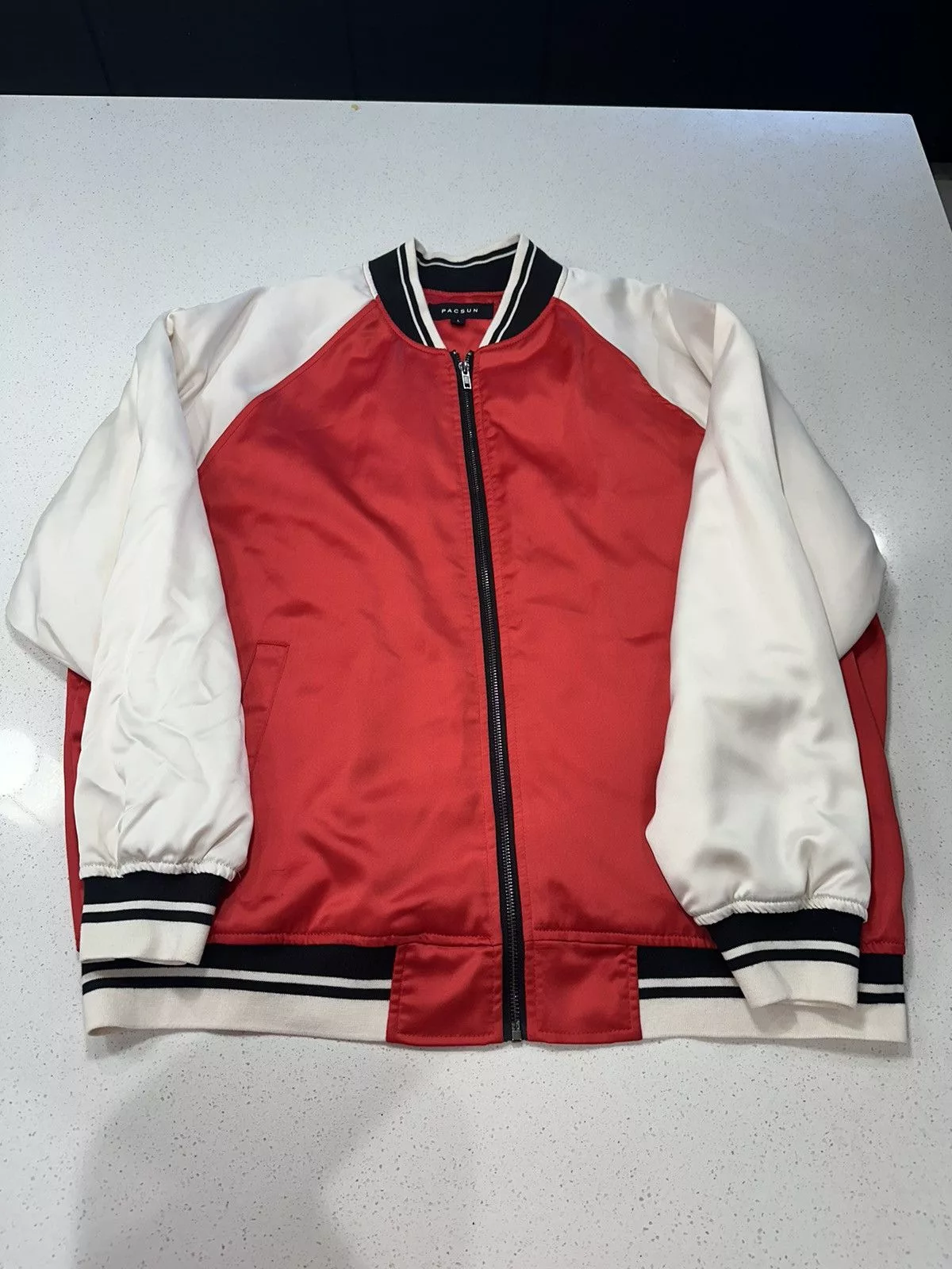 Pacsun Light Jackets College Jacket by PacSun Red